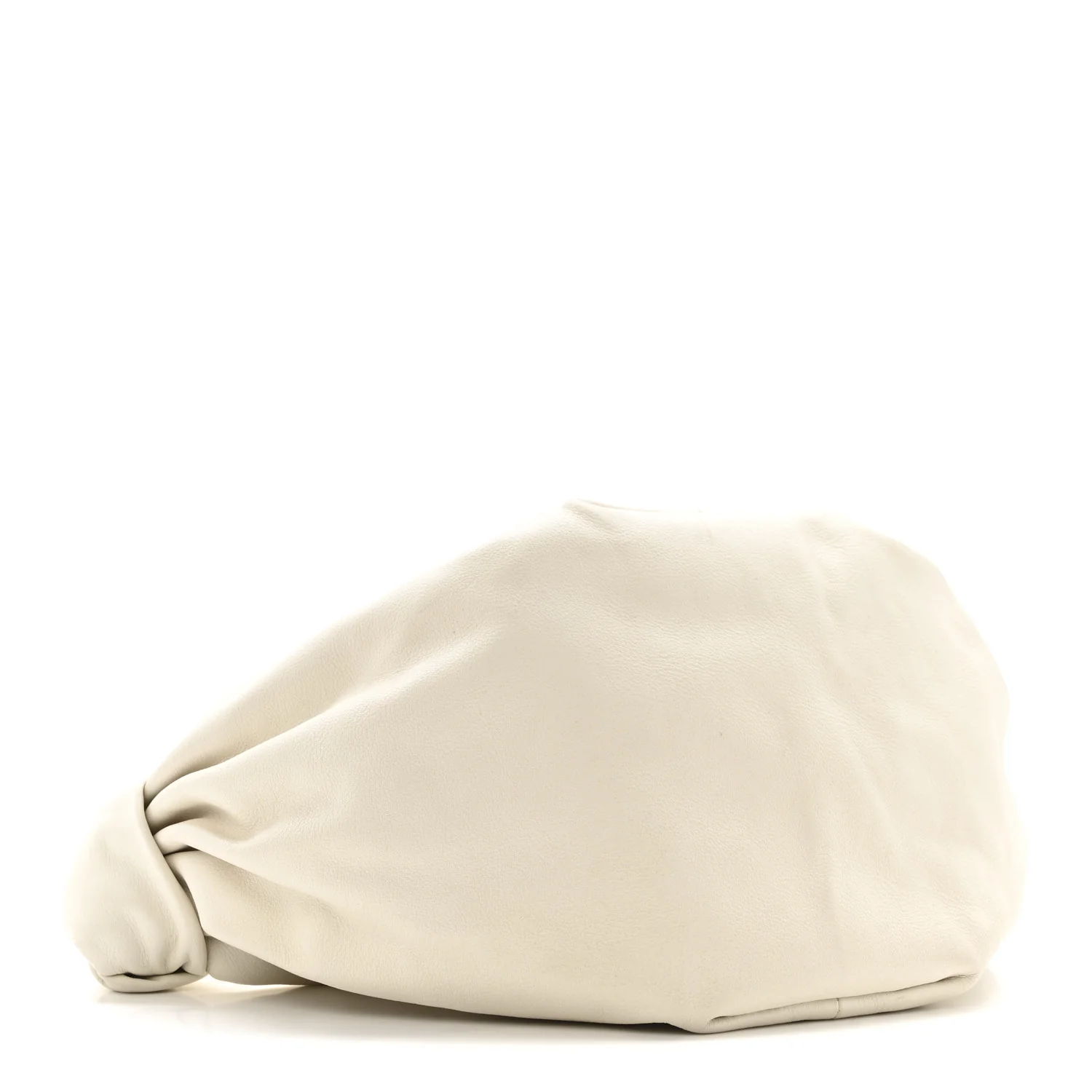 Nappa Mini Double Knot Bag White - Image 4