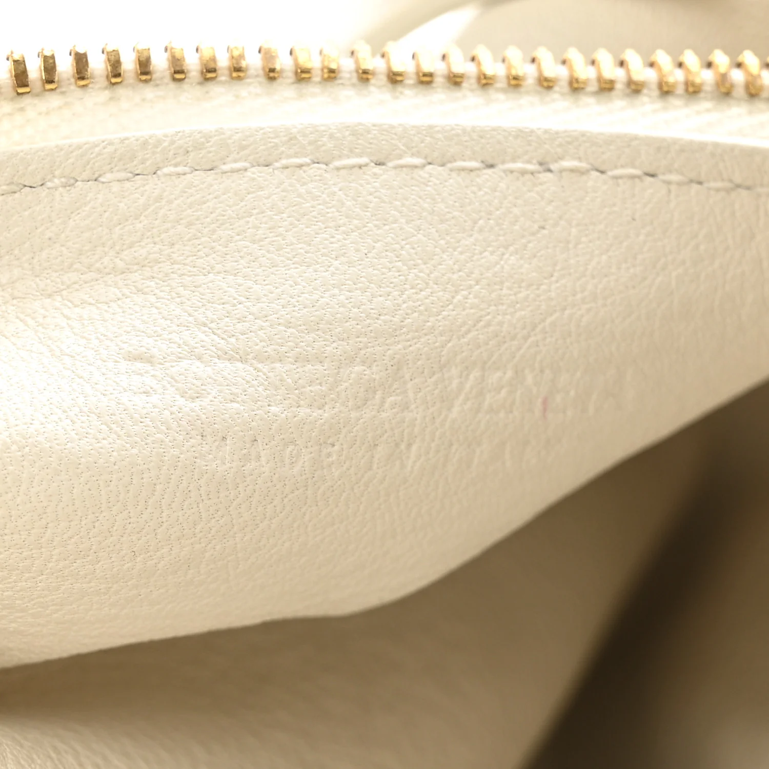 Nappa Mini Double Knot Bag White - Image 6