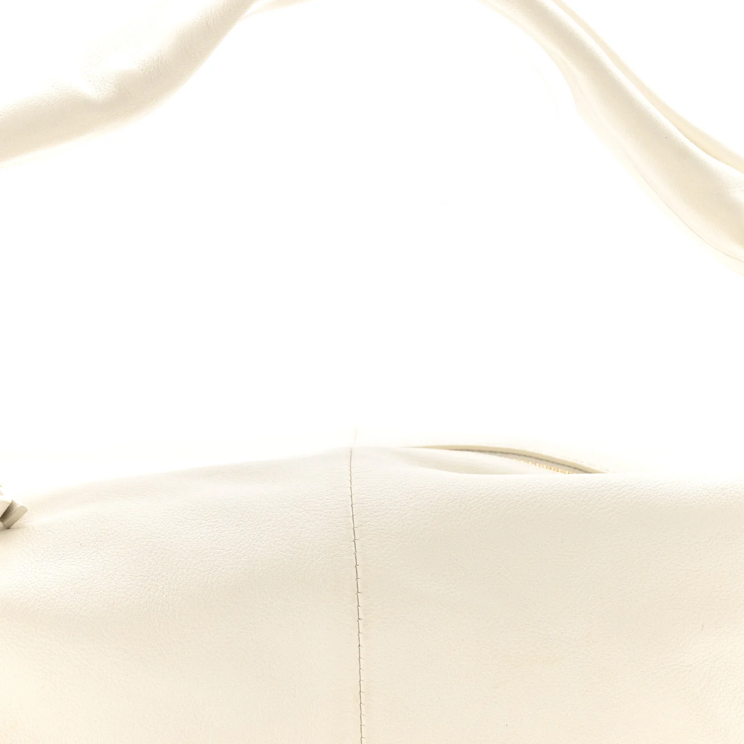 Nappa Mini Double Knot Bag White - Image 8