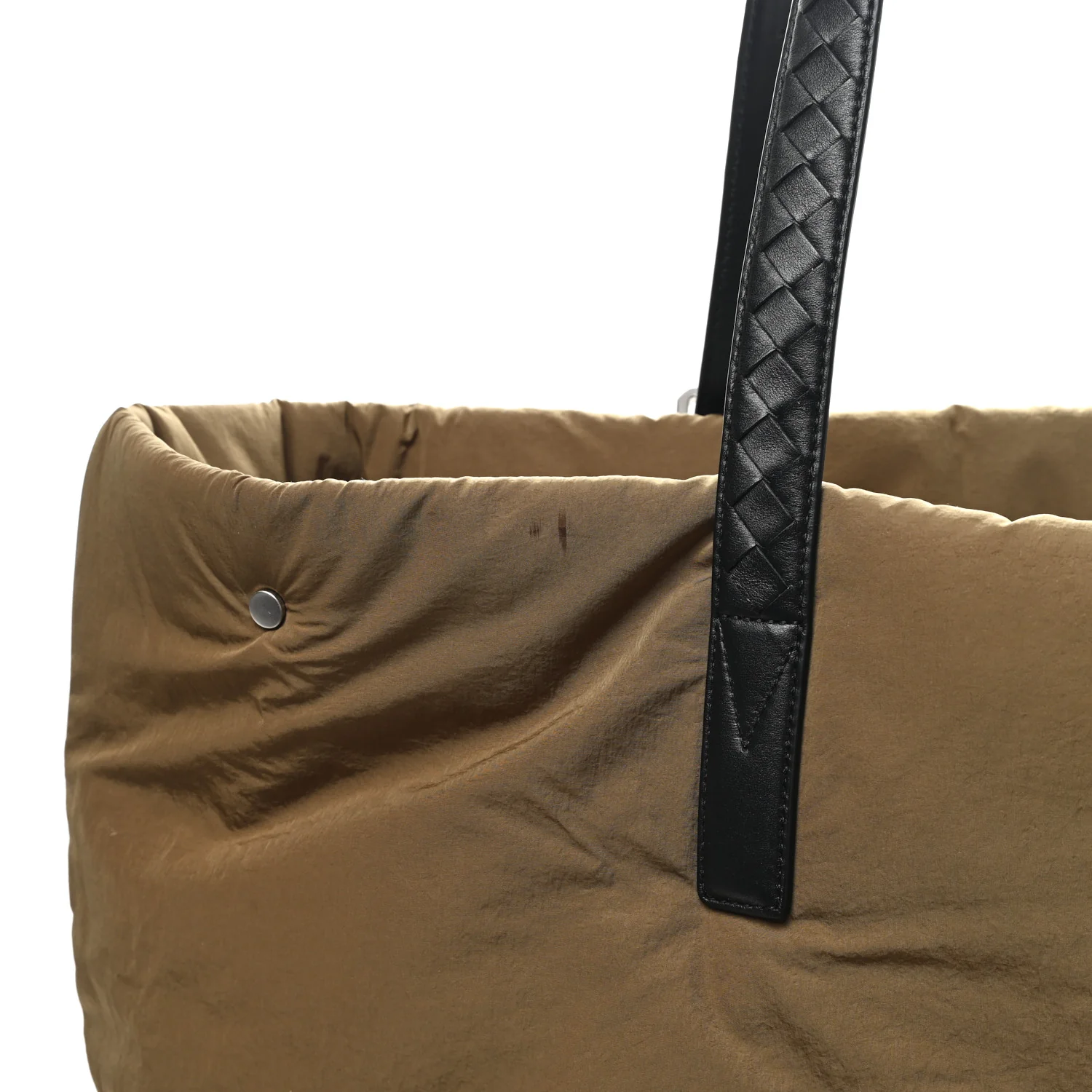 Nylon Crossroad Buckle Tote Mud - Image 11