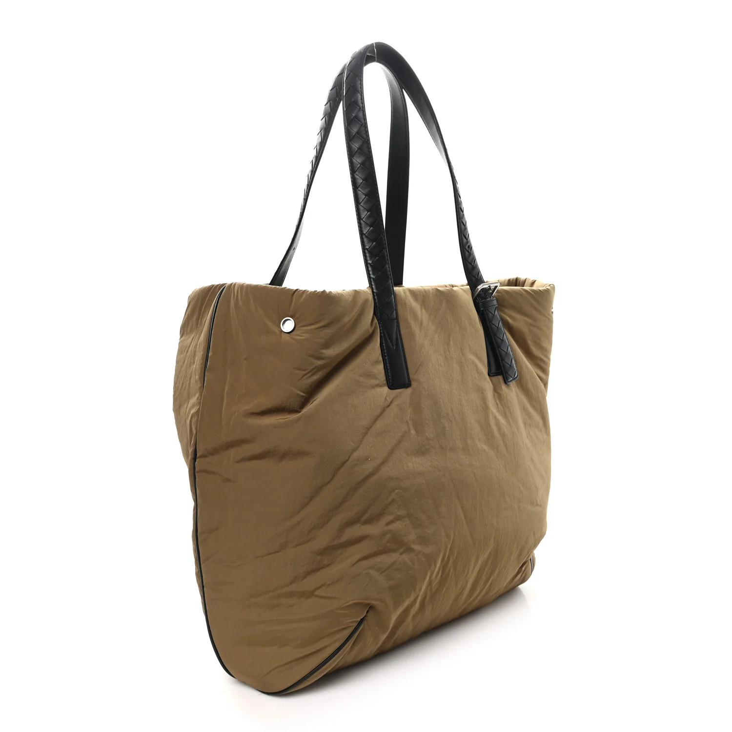 Nylon Crossroad Buckle Tote Mud - Image 3