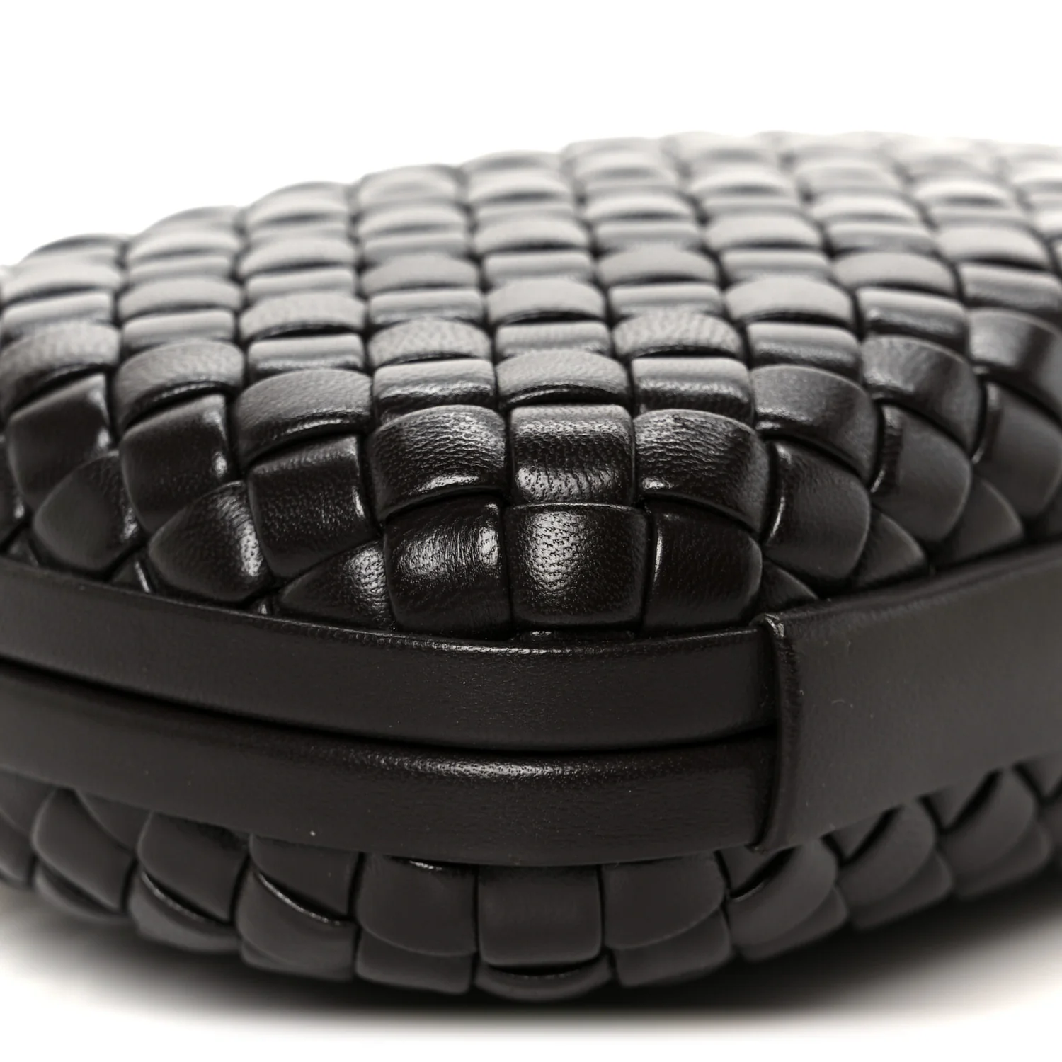 Padded Nappa Intrecciato Knot Chain Ebene - Image 8