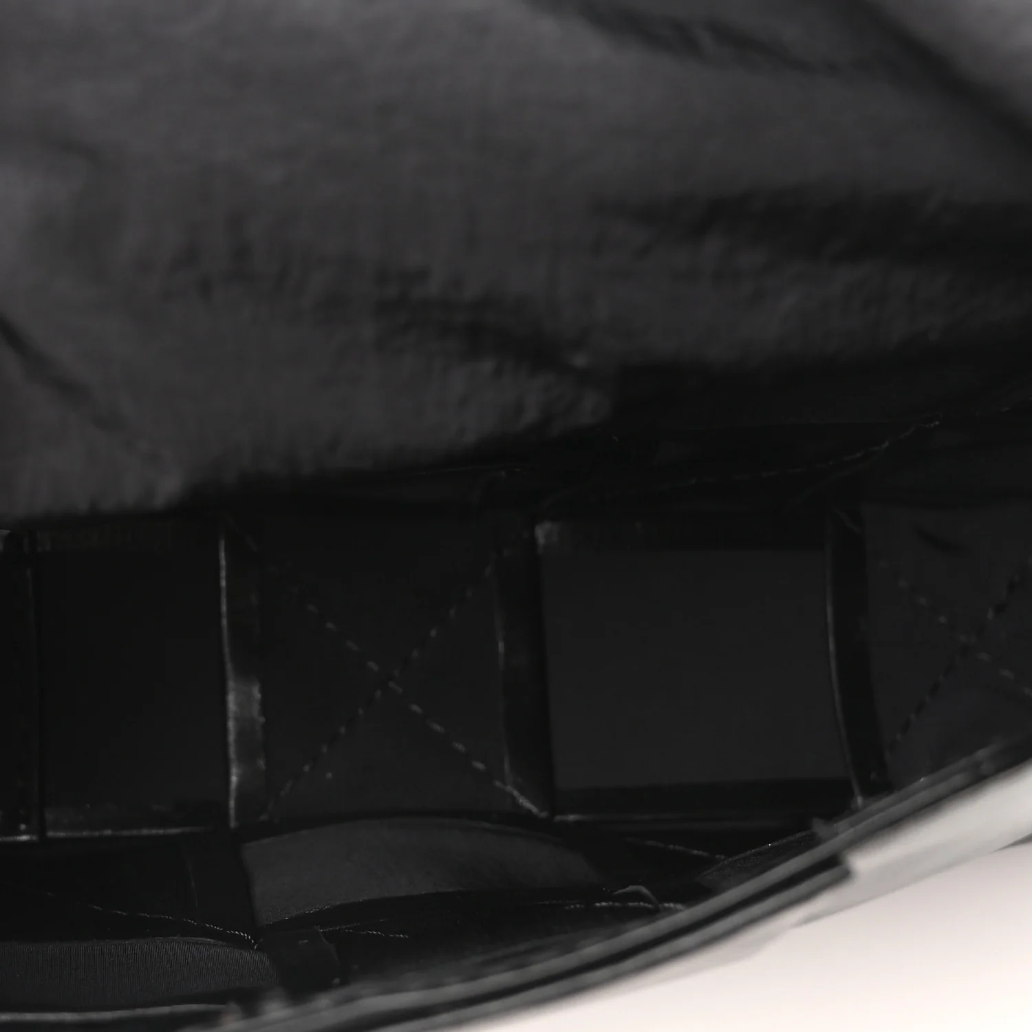 Paper Calfskin Maxi Intreccio Cassette Crossbody Bag Black - Image 5