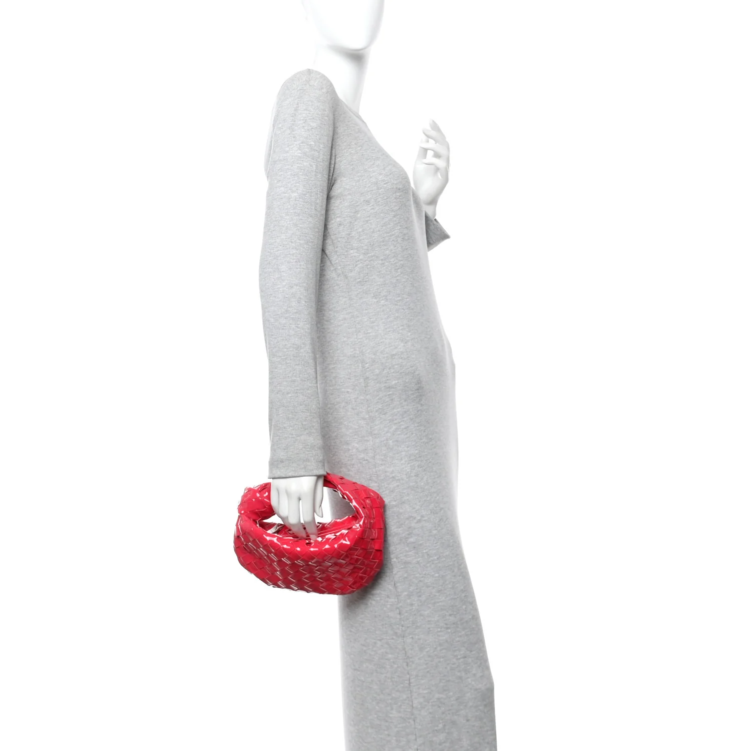 Patent Nappa Intrecciato Mini Jodie Candy Stripe - Image 2