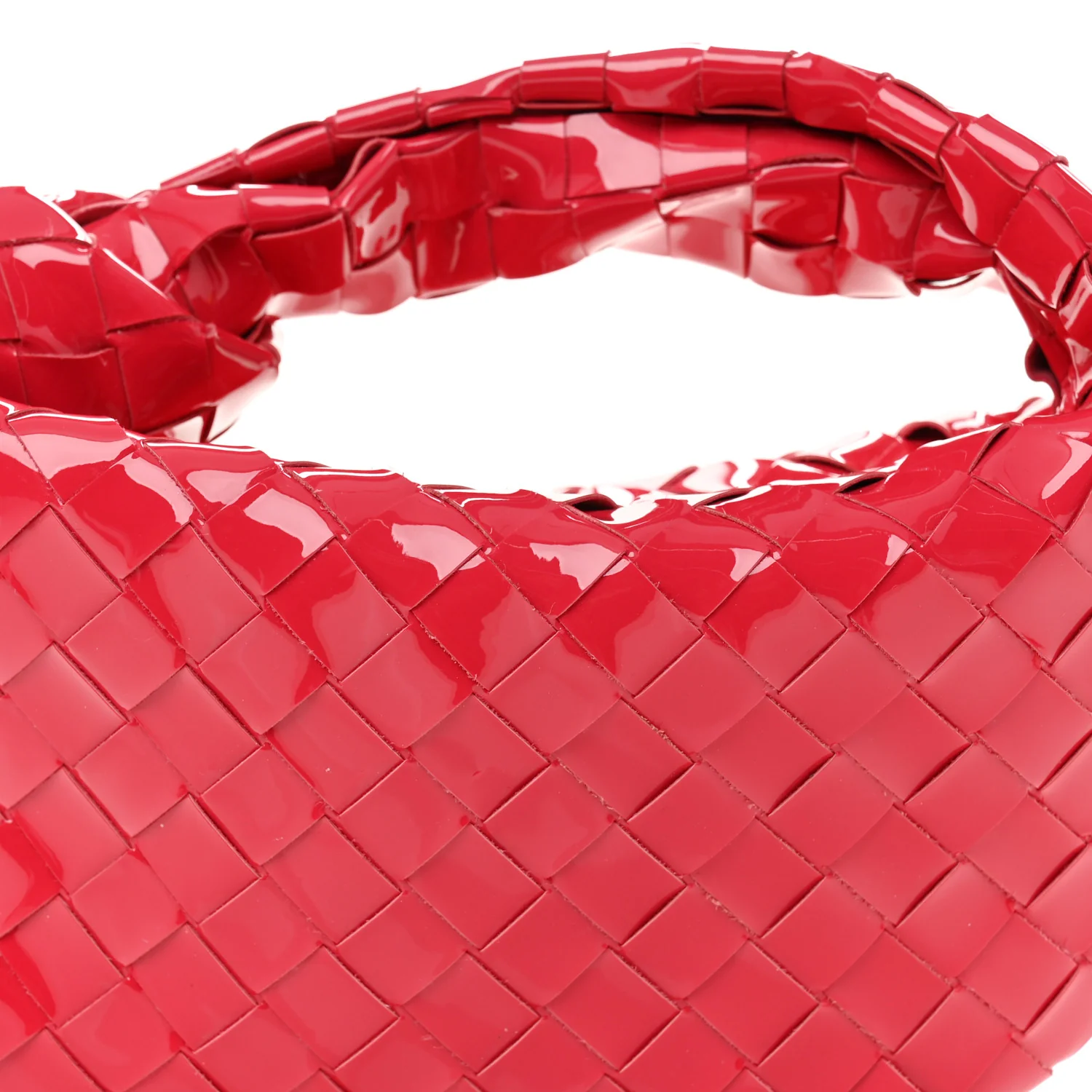 Patent Nappa Intrecciato Mini Jodie Candy Stripe - Image 8