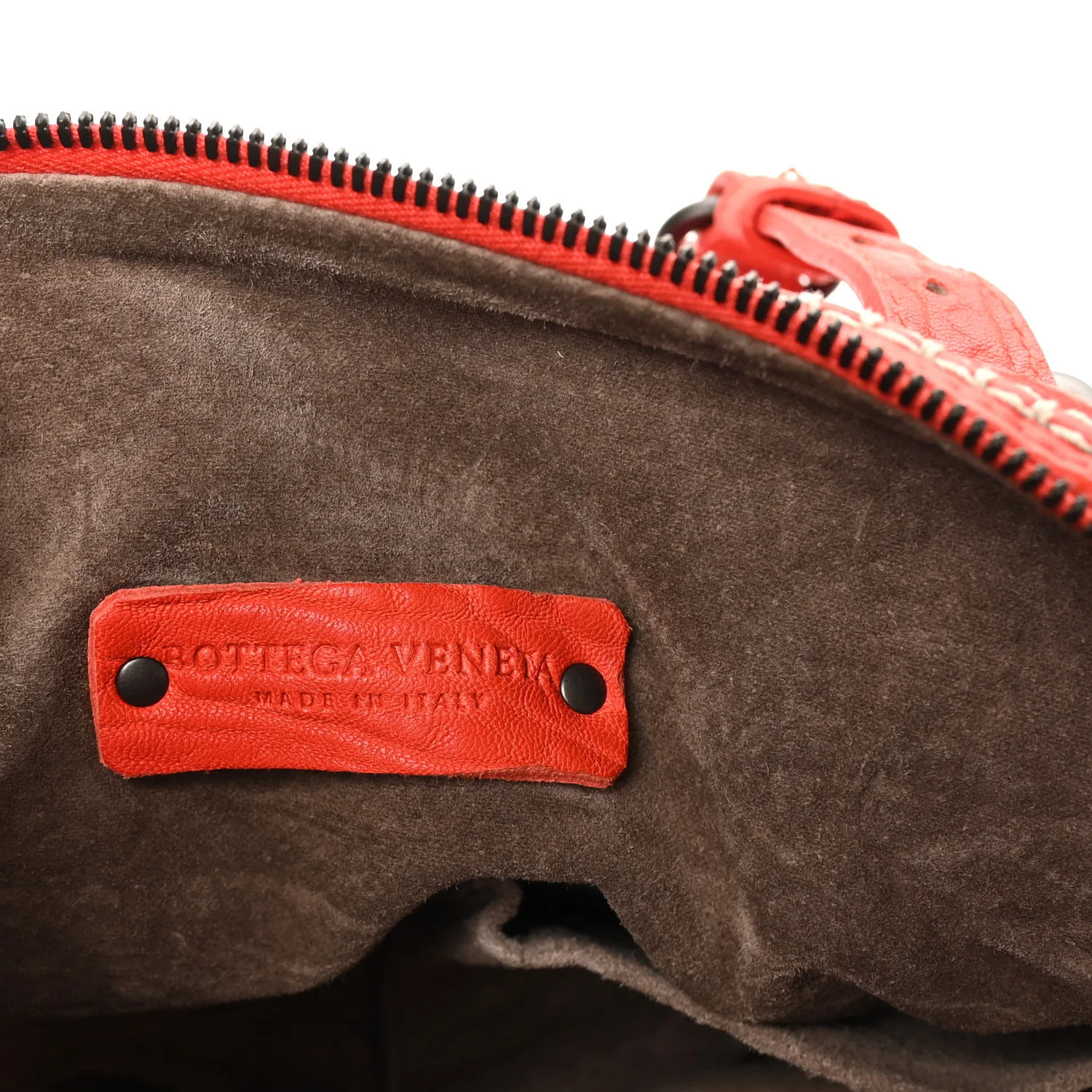 Pebbled Lambskin Top Handle Satchel Vesuvio - Image 6