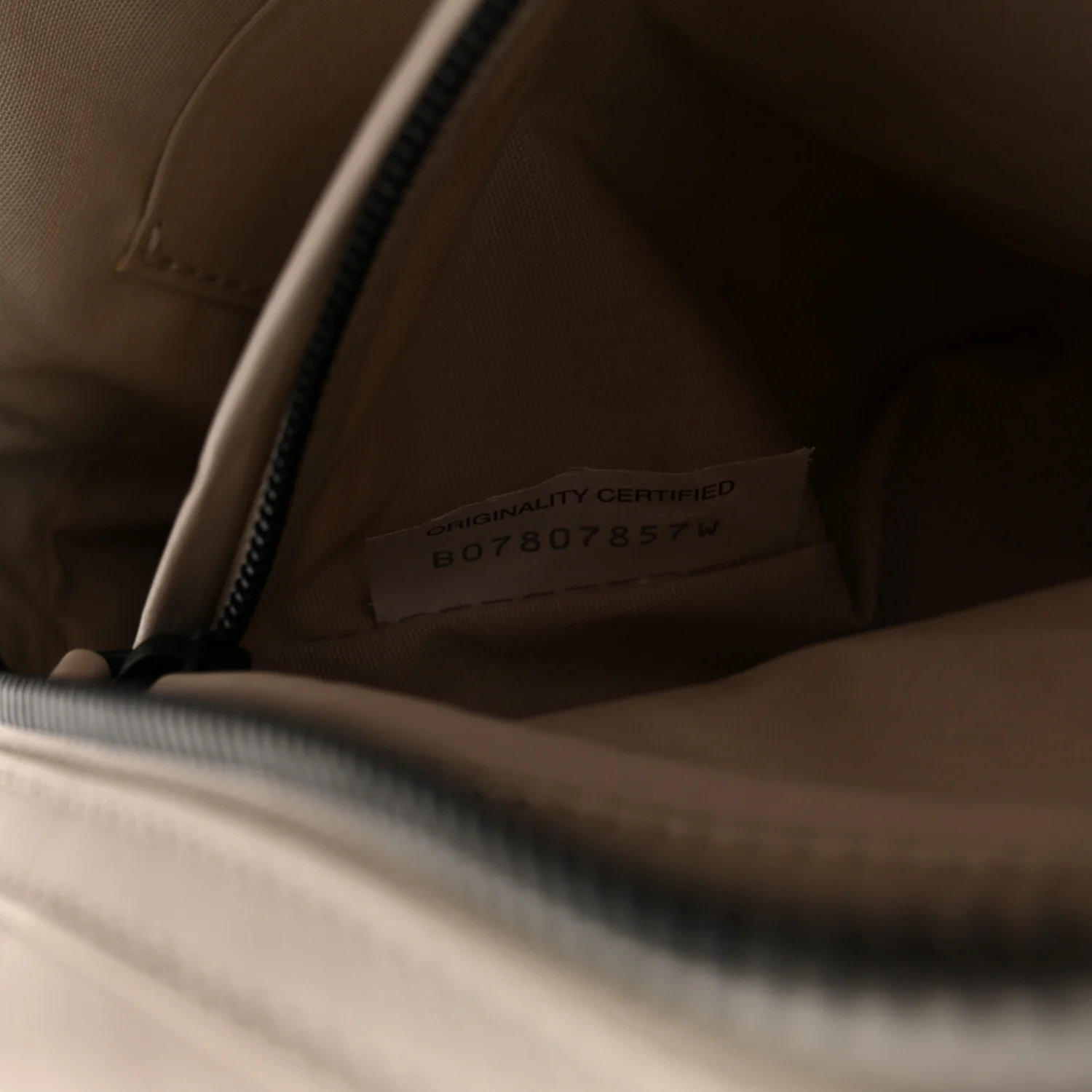 Perforated Calfskin Leggero Intrecciato Belt Bag Mist Plaster - Image 7