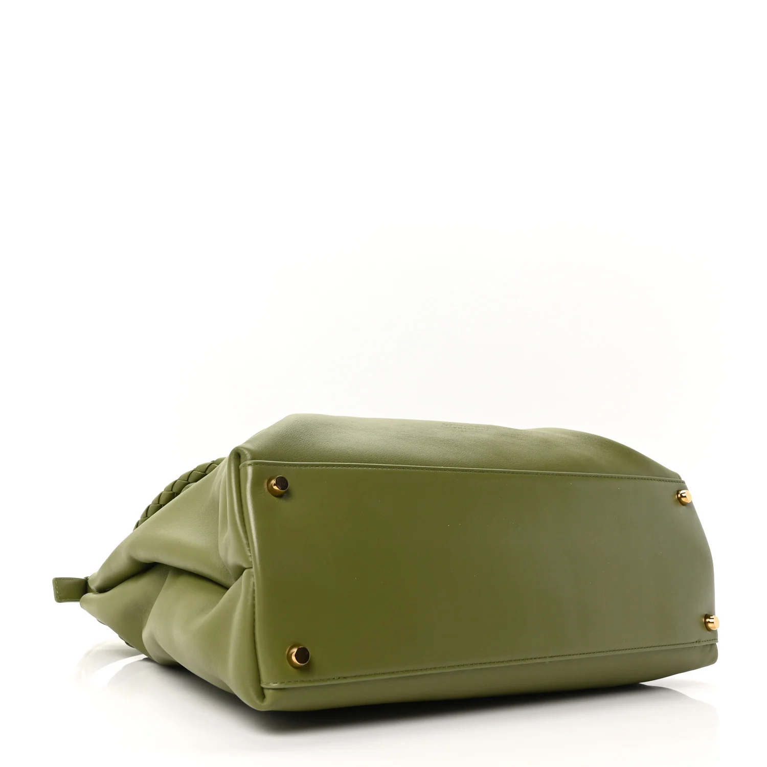 Silky Calfskin Large Ciao Ciao Matcha - Image 4