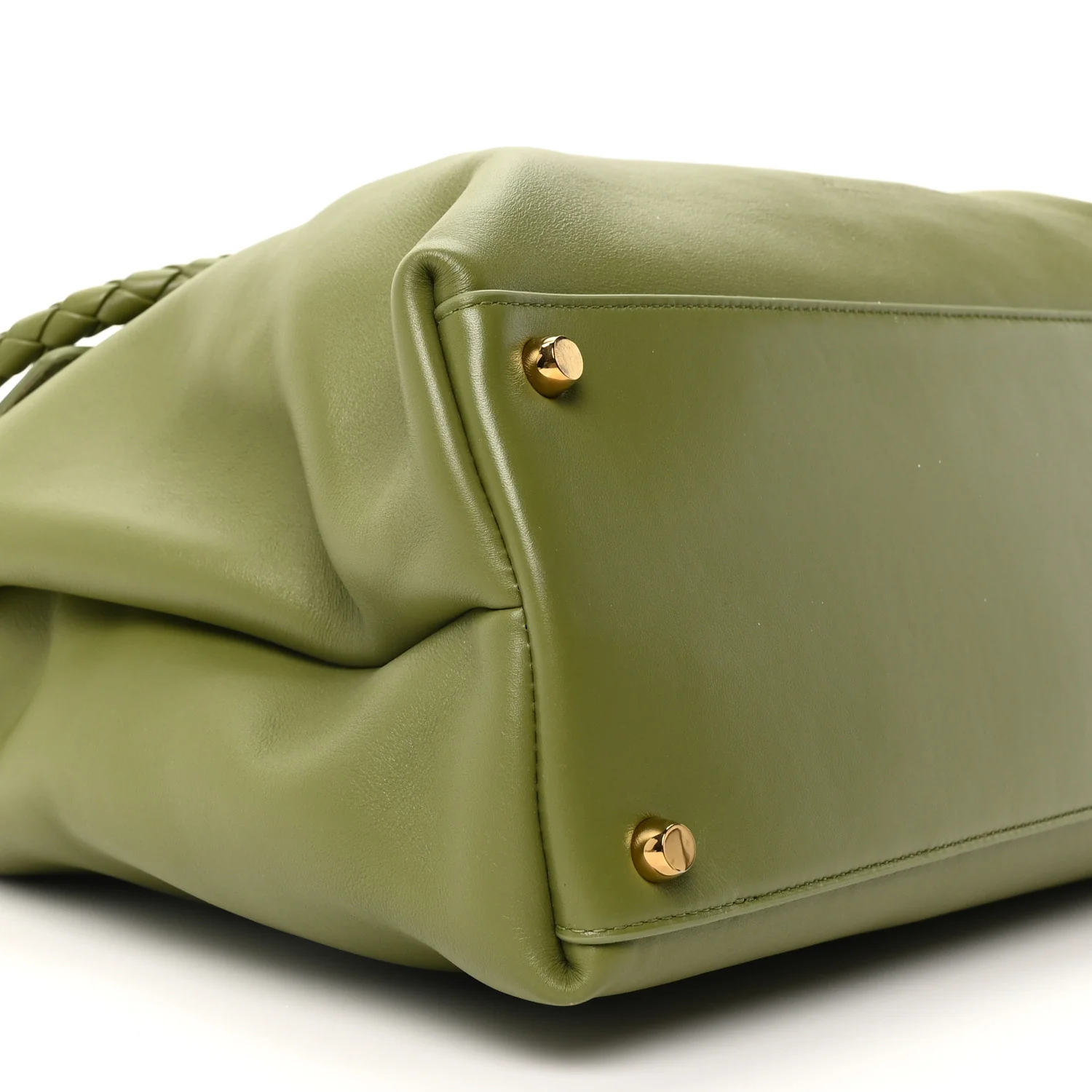 Silky Calfskin Large Ciao Ciao Matcha - Image 9