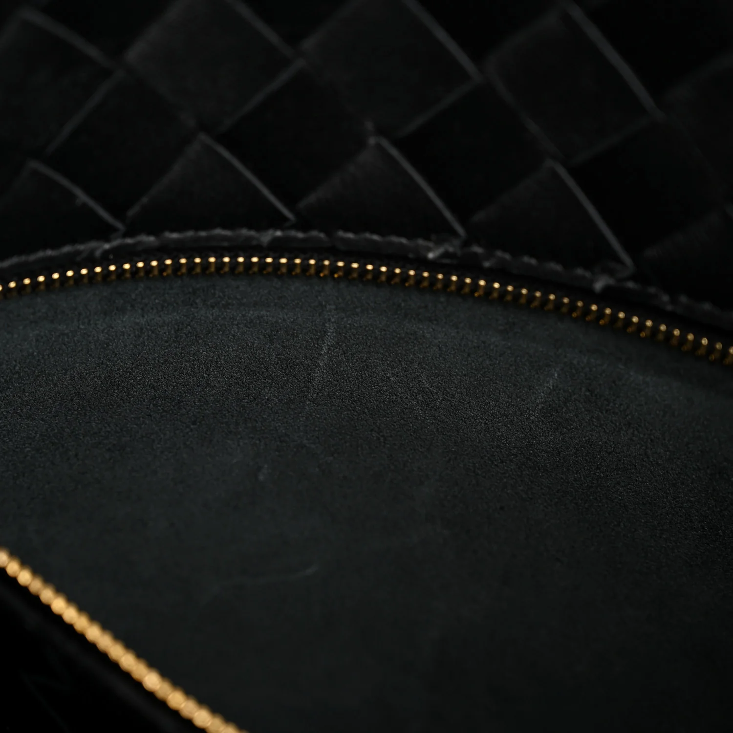 Silky Calfskin Small Andiamo Bucket Bag Black - Image 11