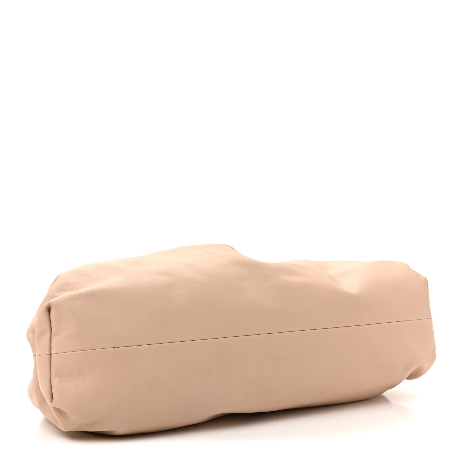 Smooth Butter Calf The Pouch Oversized Clutch Almond - Image 3