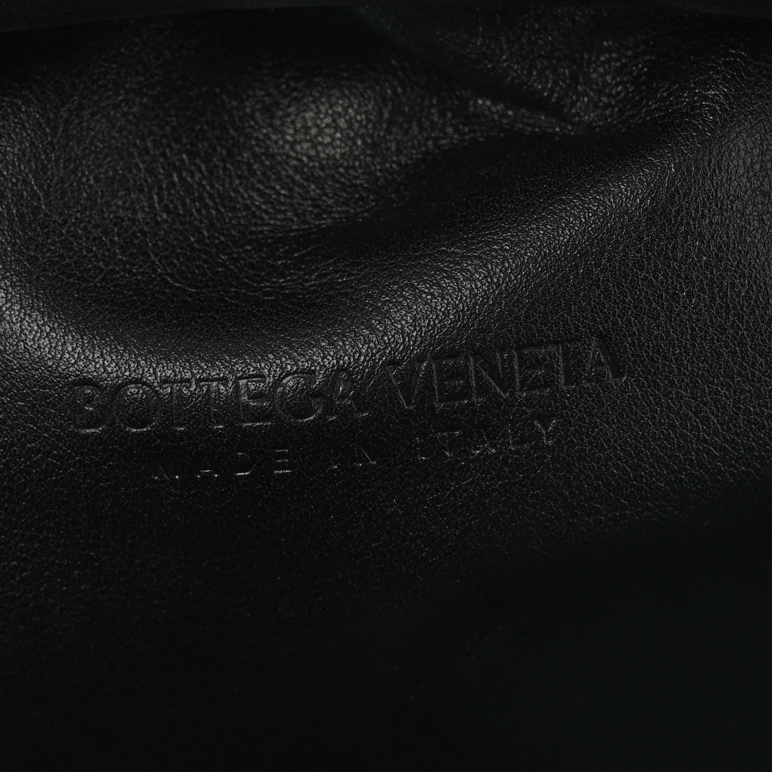 Smooth Butter Calf The Pouch Oversized Clutch Black - Image 6