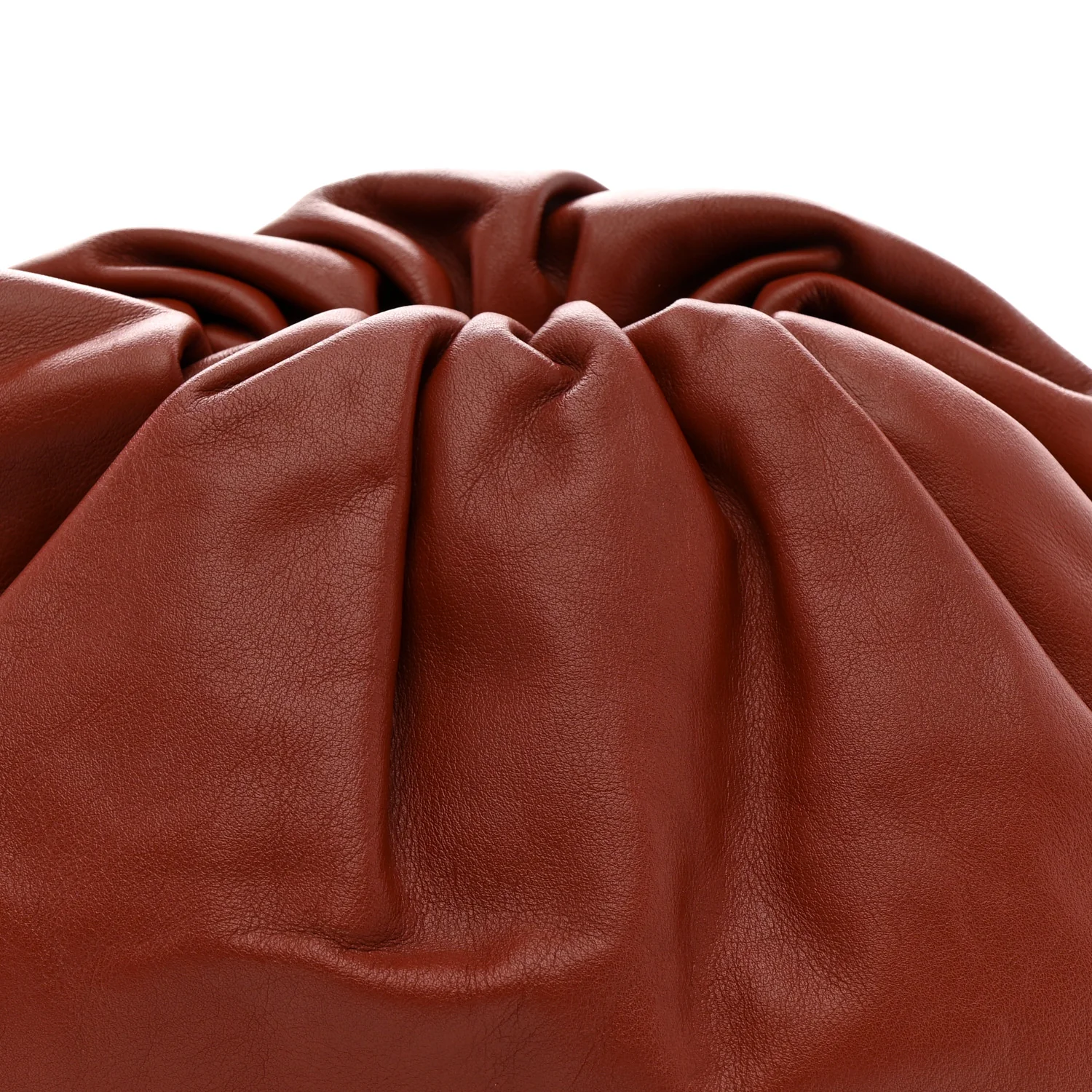 Smooth Butter Calf The Pouch Oversized Clutch Bordeaux - Image 8