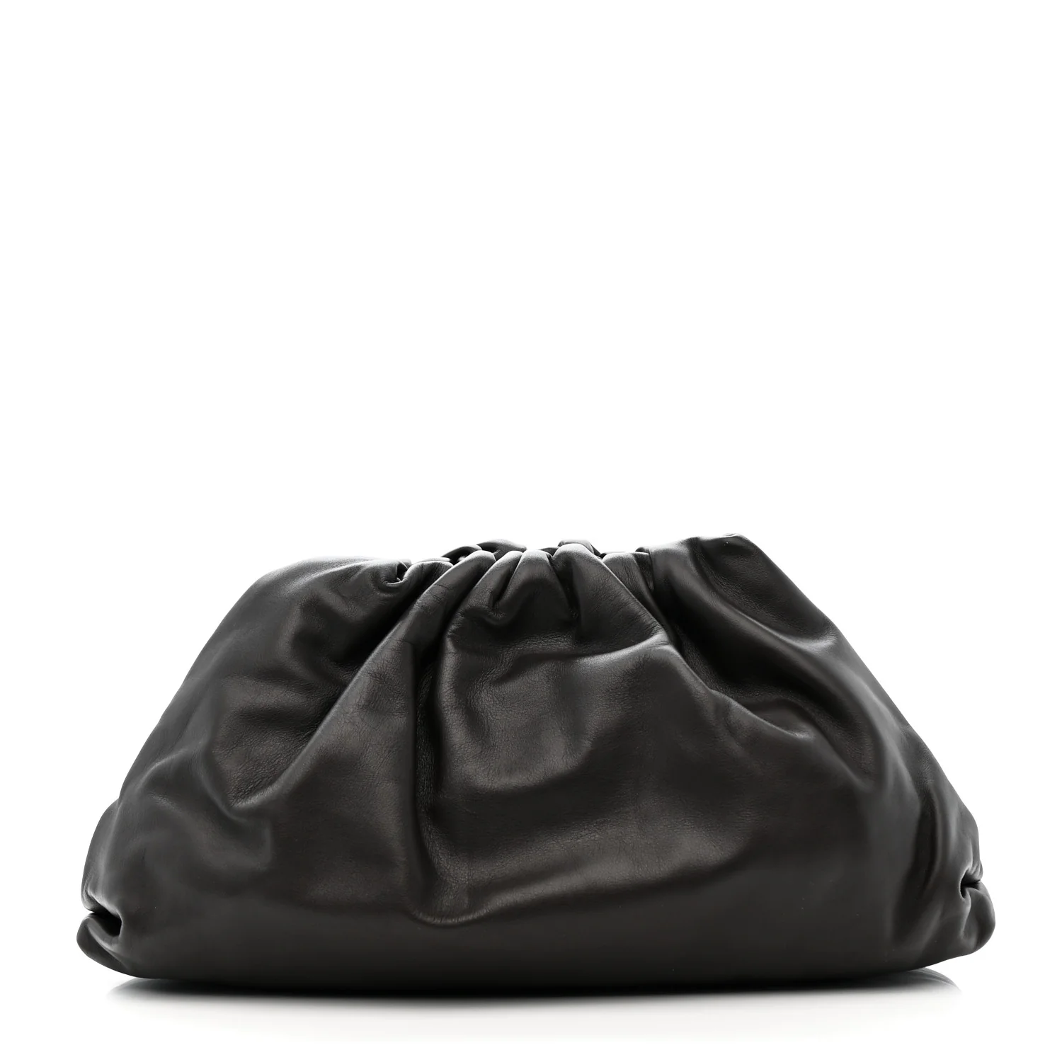 Smooth Butter Calf The Pouch Oversized Clutch Fondant