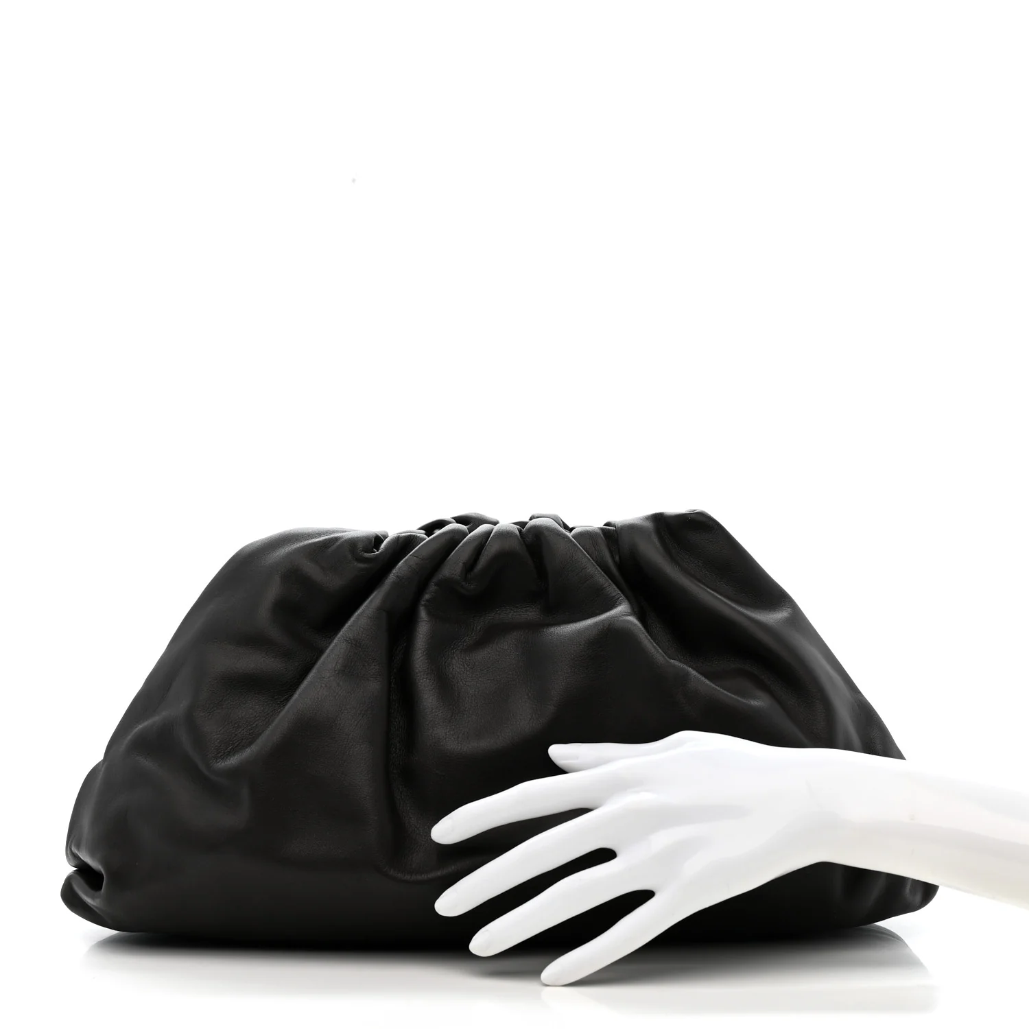 Smooth Butter Calf The Pouch Oversized Clutch Fondant - Image 2