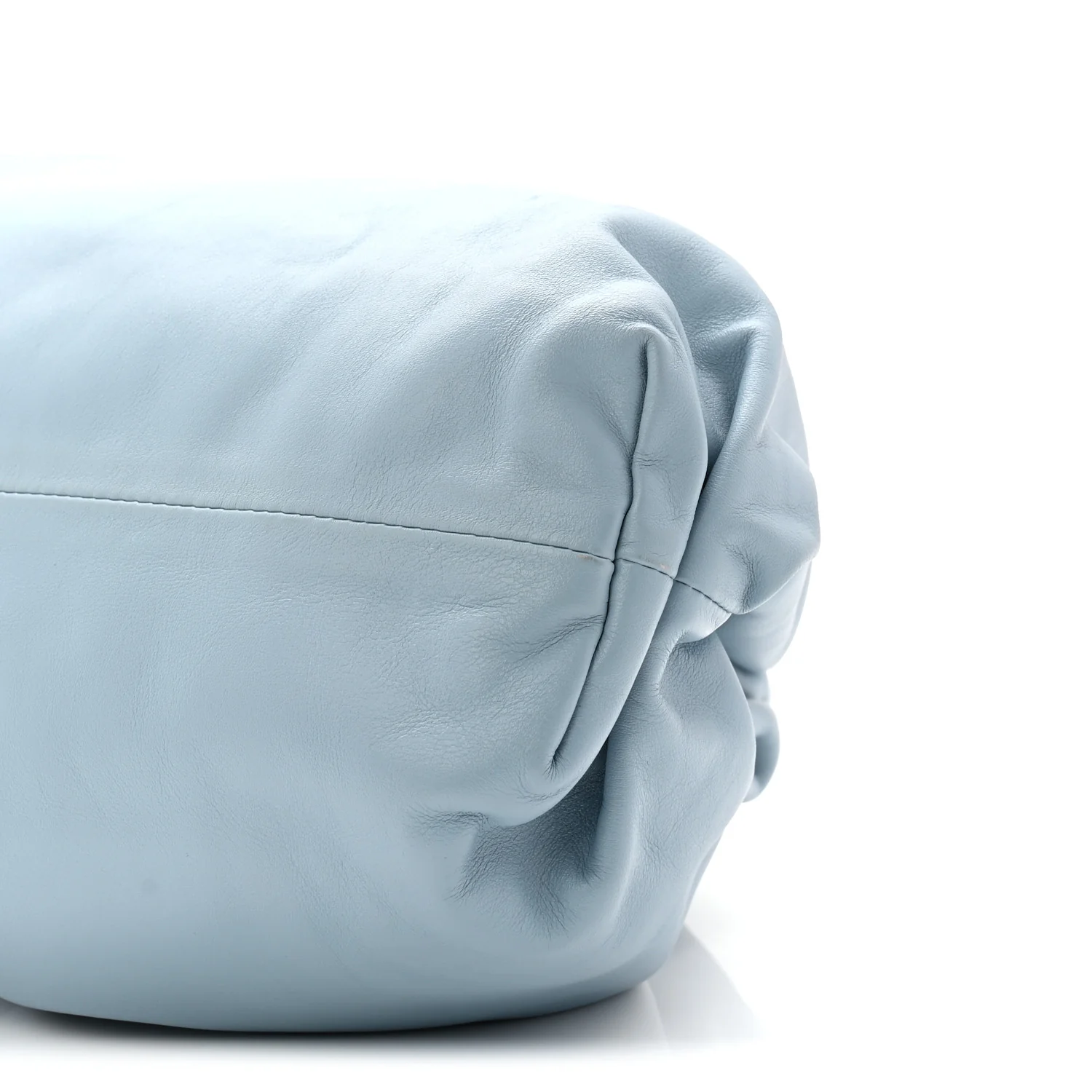 Smooth Butter Calf The Pouch Oversized Clutch Ice - Image 10