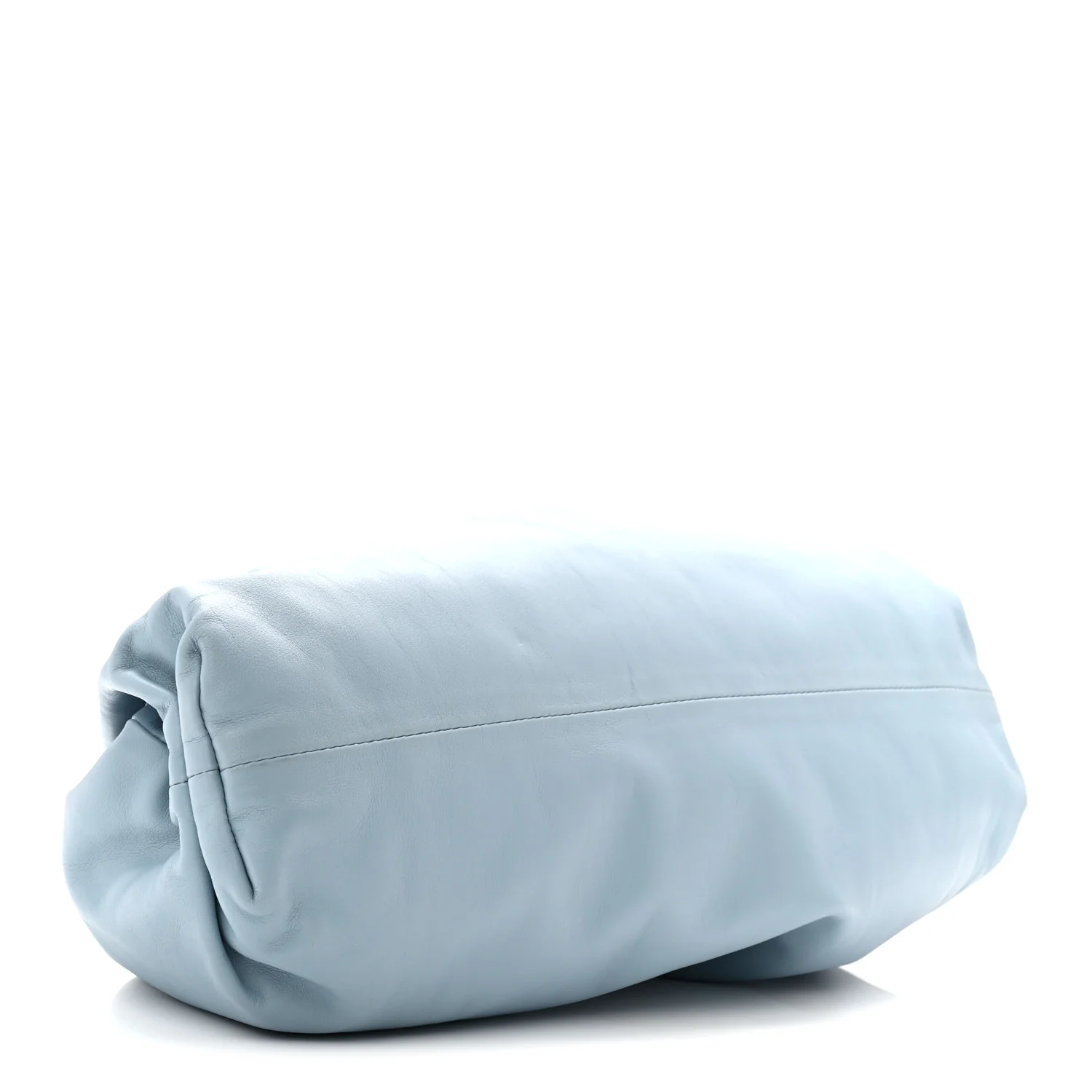 Smooth Butter Calf The Pouch Oversized Clutch Ice - Image 4