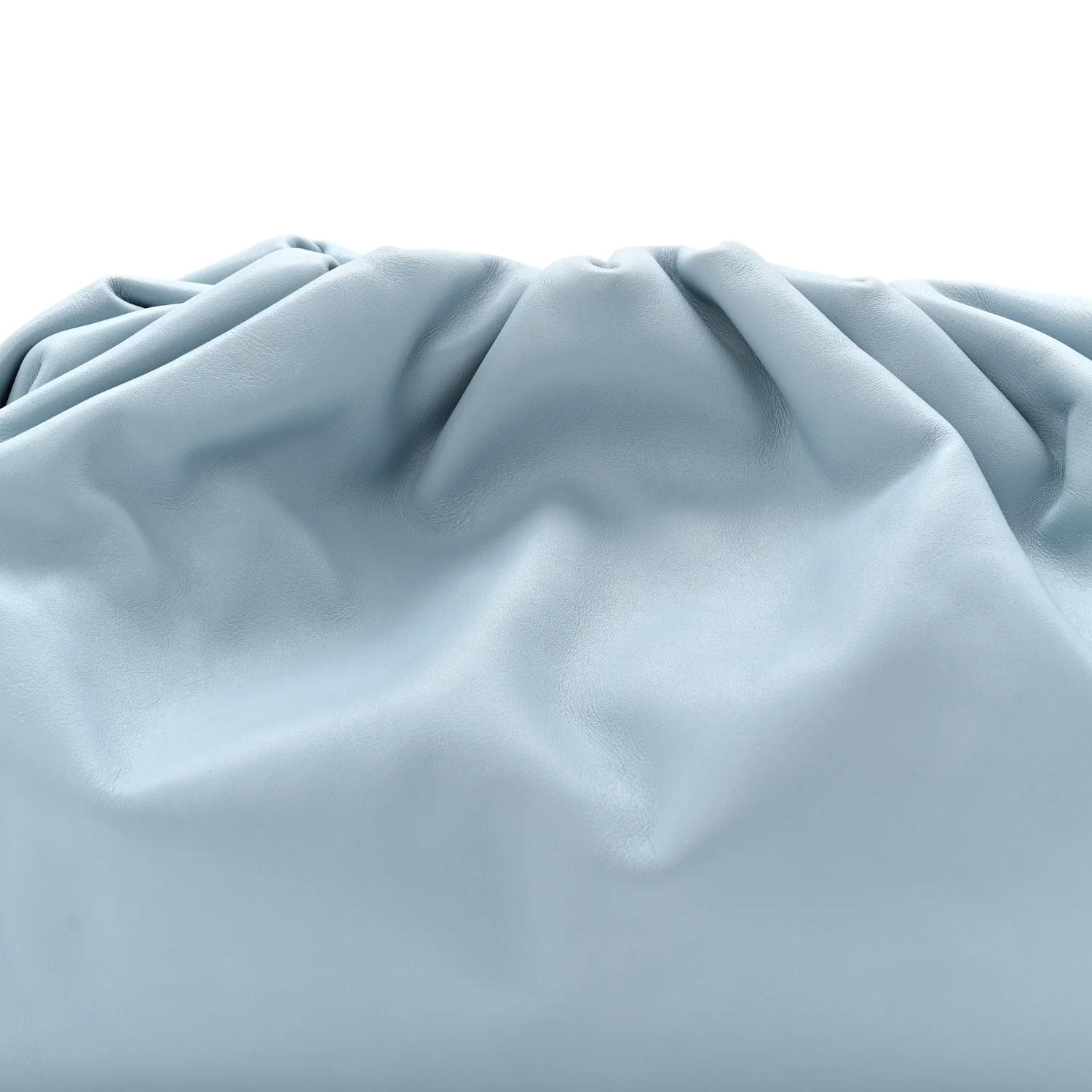 Smooth Butter Calf The Pouch Oversized Clutch Ice - Image 8