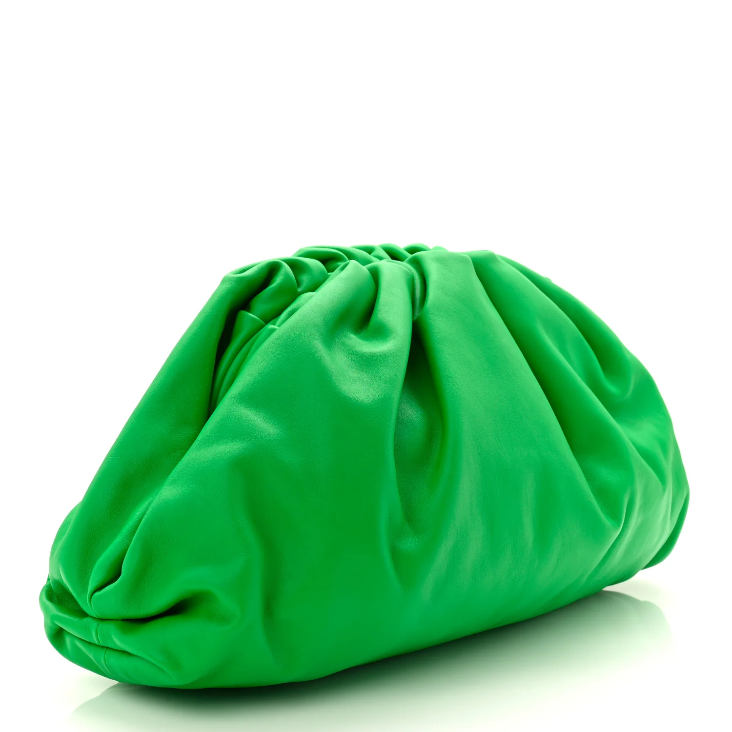 Smooth Butter Calf The Pouch Oversized Clutch Parakeet - Image 10