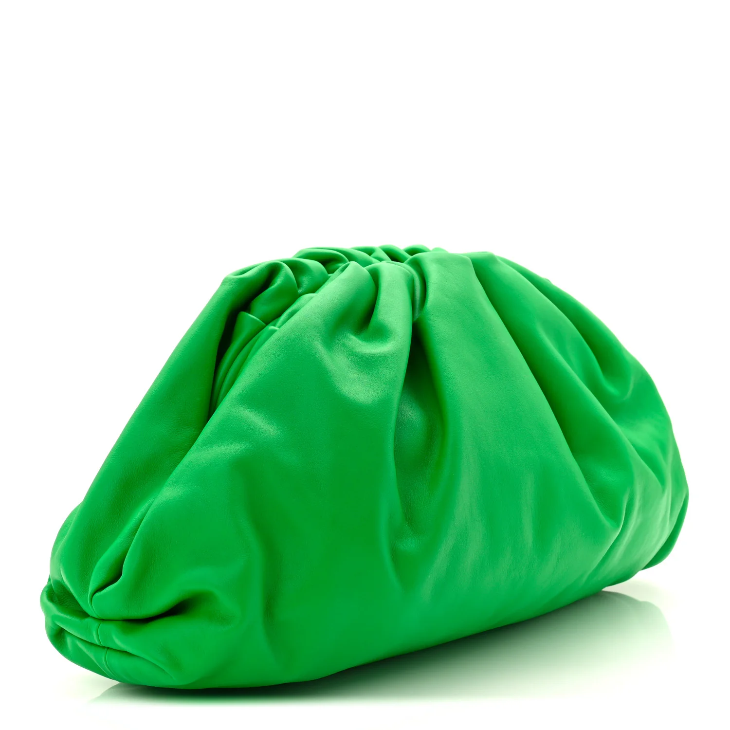 Smooth Butter Calf The Pouch Oversized Clutch Parakeet - Image 11