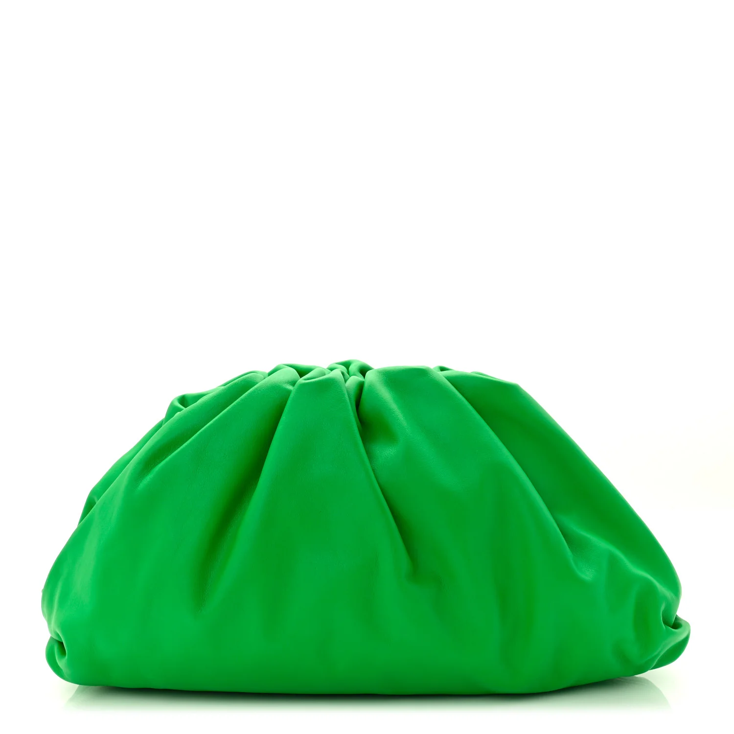 Smooth Butter Calf The Pouch Oversized Clutch Parakeet - Image 2