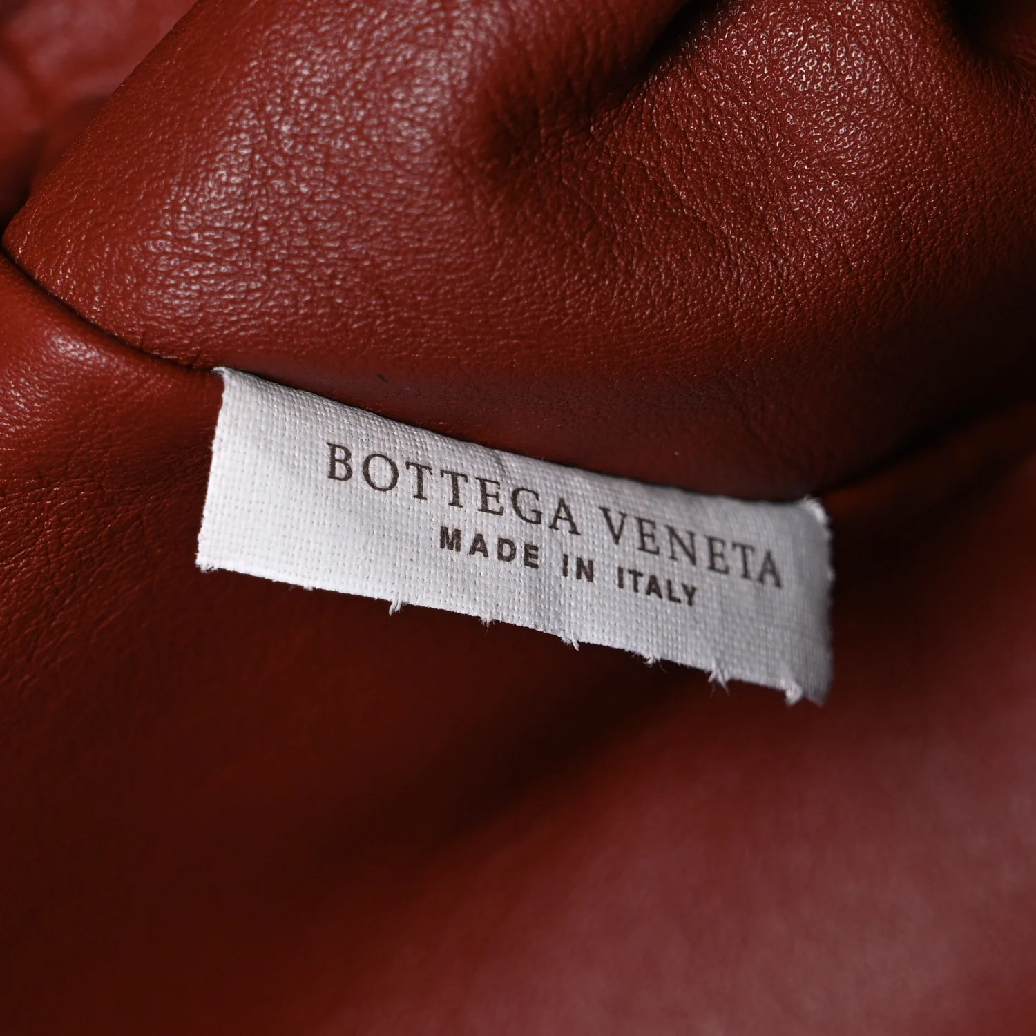 Smooth Butter Calf The Pouch Oversized Clutch Rust - Image 7