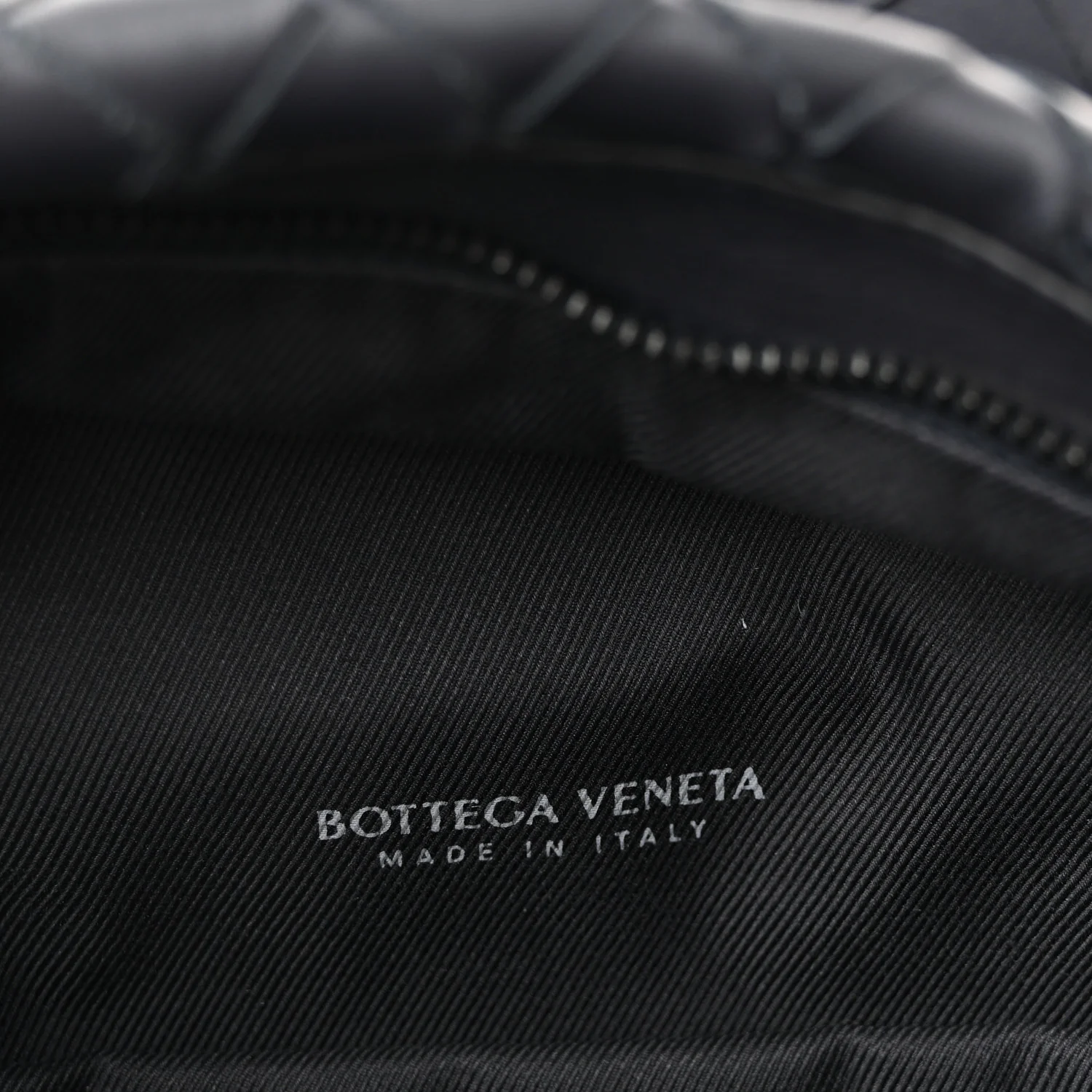 Smooth Calfskin Intrecciato Borsa Backpack Navy - Image 6