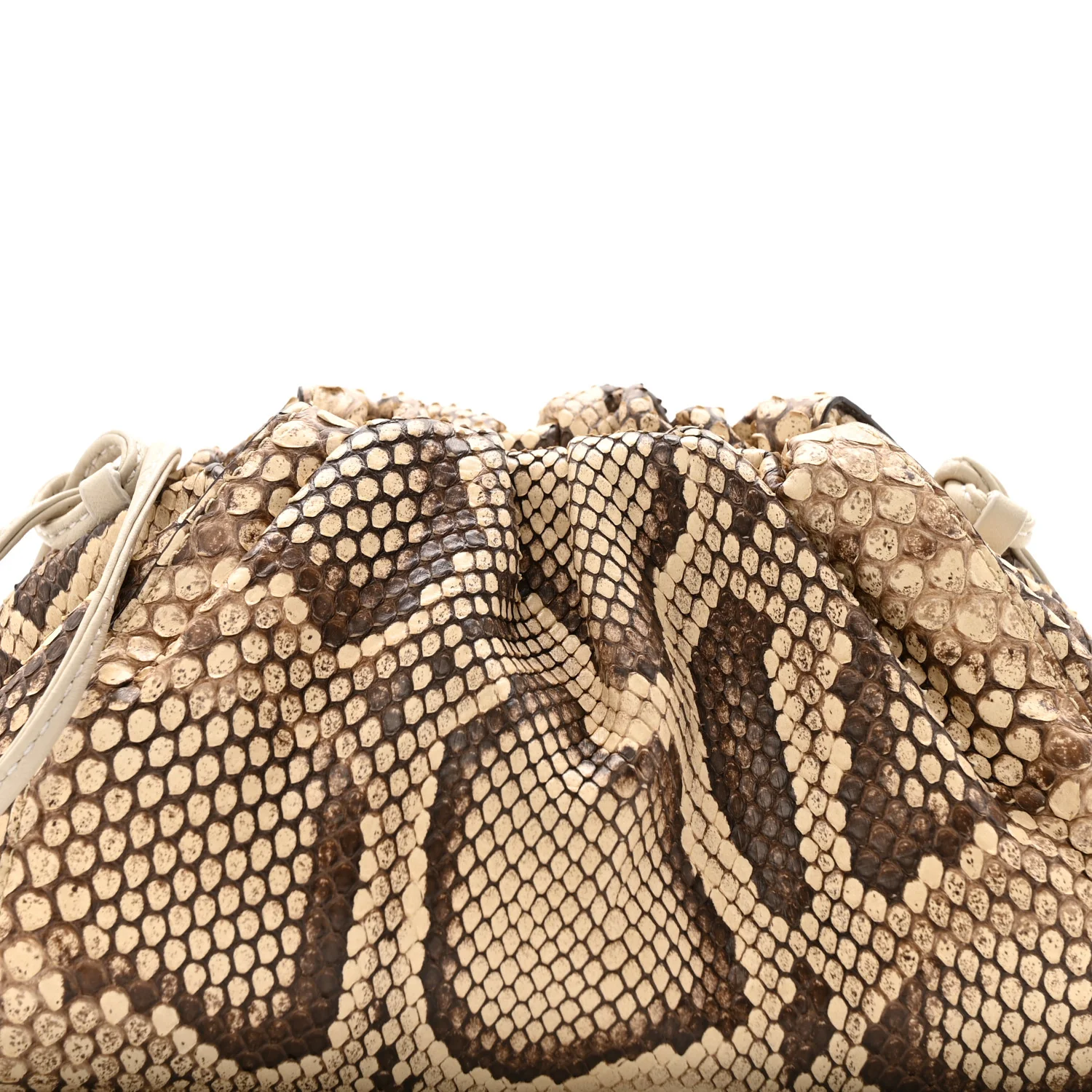 Snakeskin The Mini Pouch Brown - Image 8