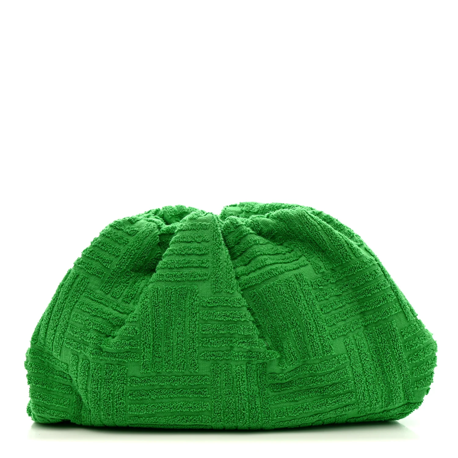 Sponge Fabric The Pouch Oversized Clutch Grass