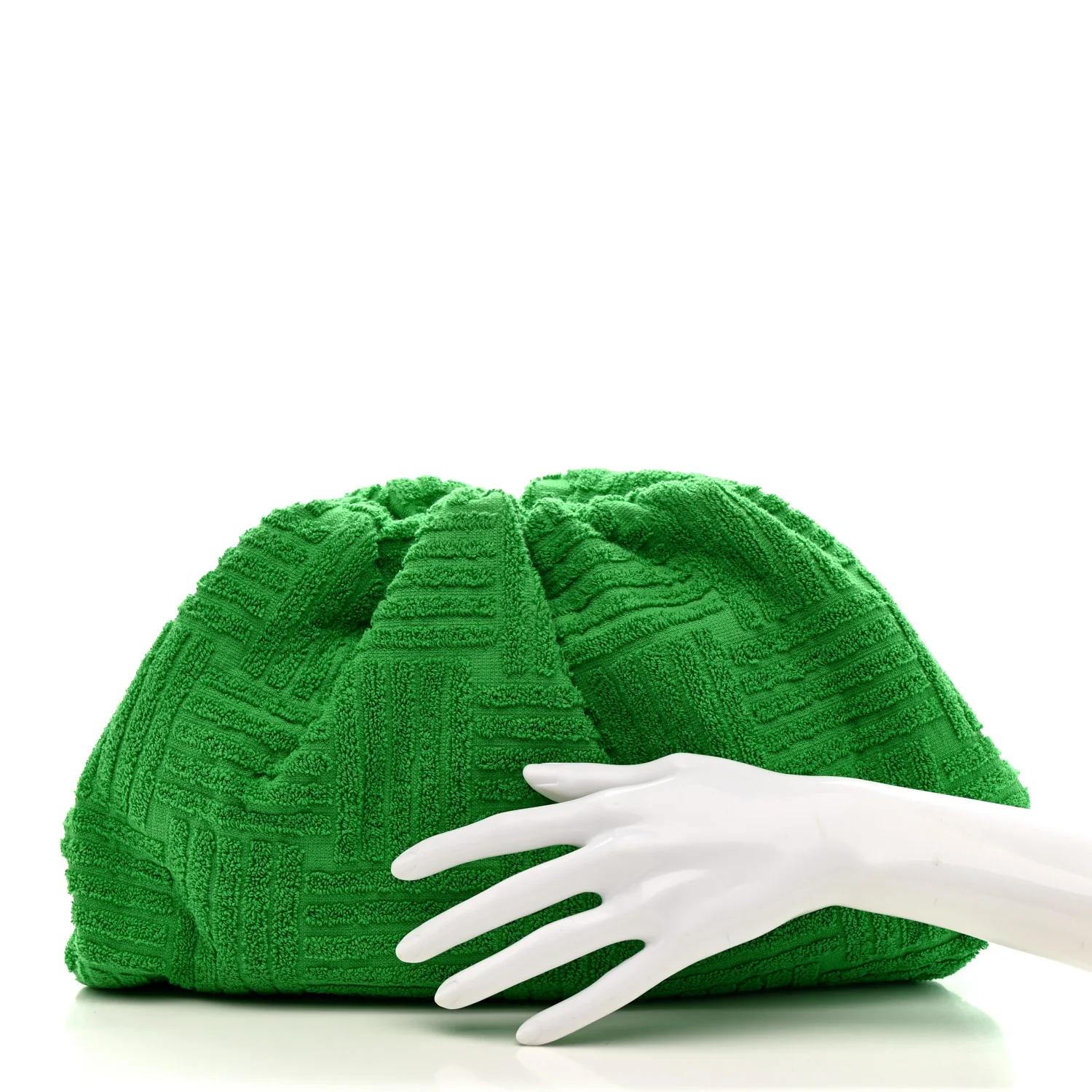 Sponge Fabric The Pouch Oversized Clutch Grass - Image 2