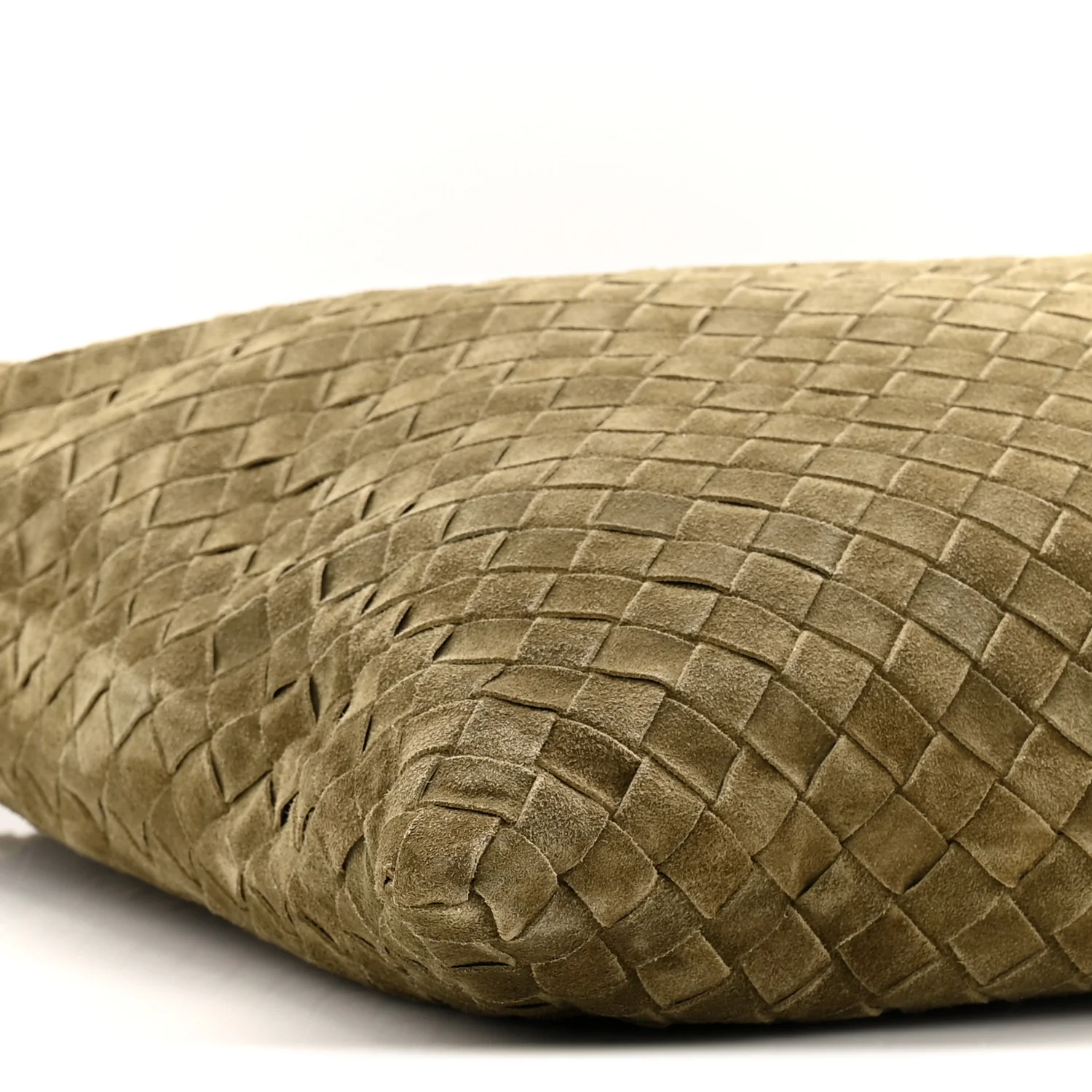 Suede Intrecciato Large Hop Mud - Image 9
