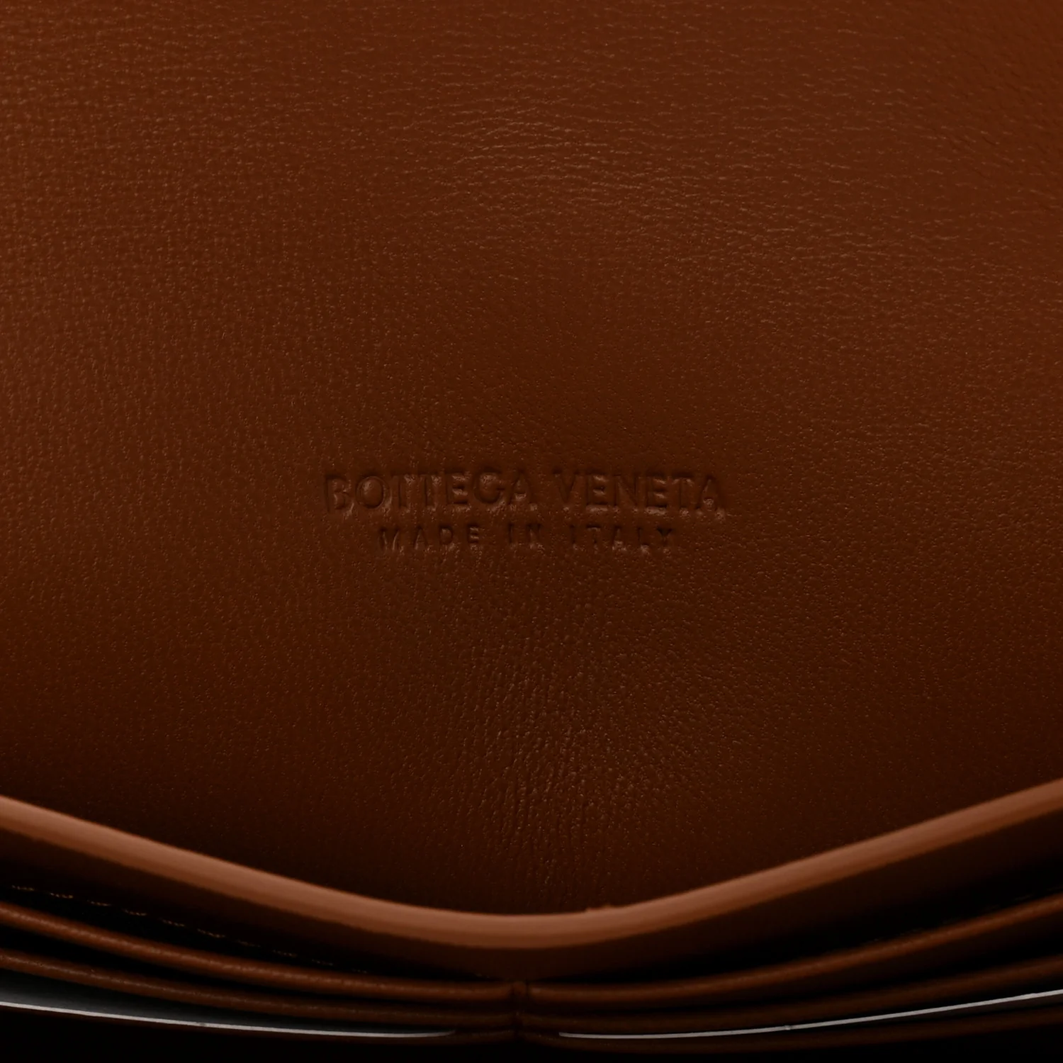 Suede Intrecciato Long Andiamo Top Handle Clutch Amber - Image 6