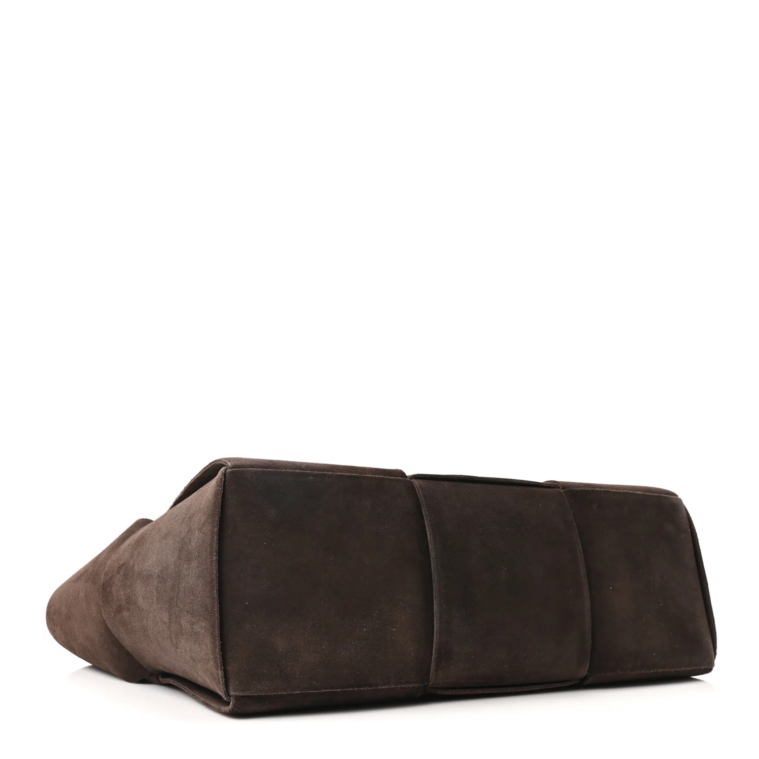 Suede Maxi Intrecciato Small Arco Tote Fondente - Image 5