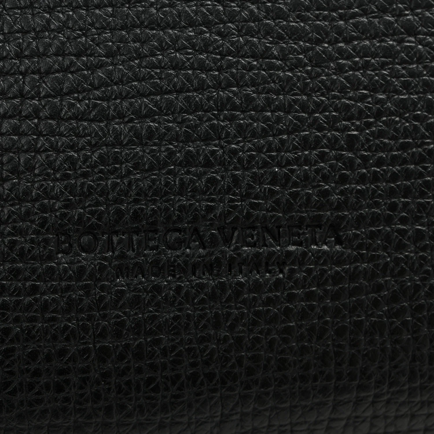 Textured Calfskin Small BV Angle Shoulder Bag Black - Image 8