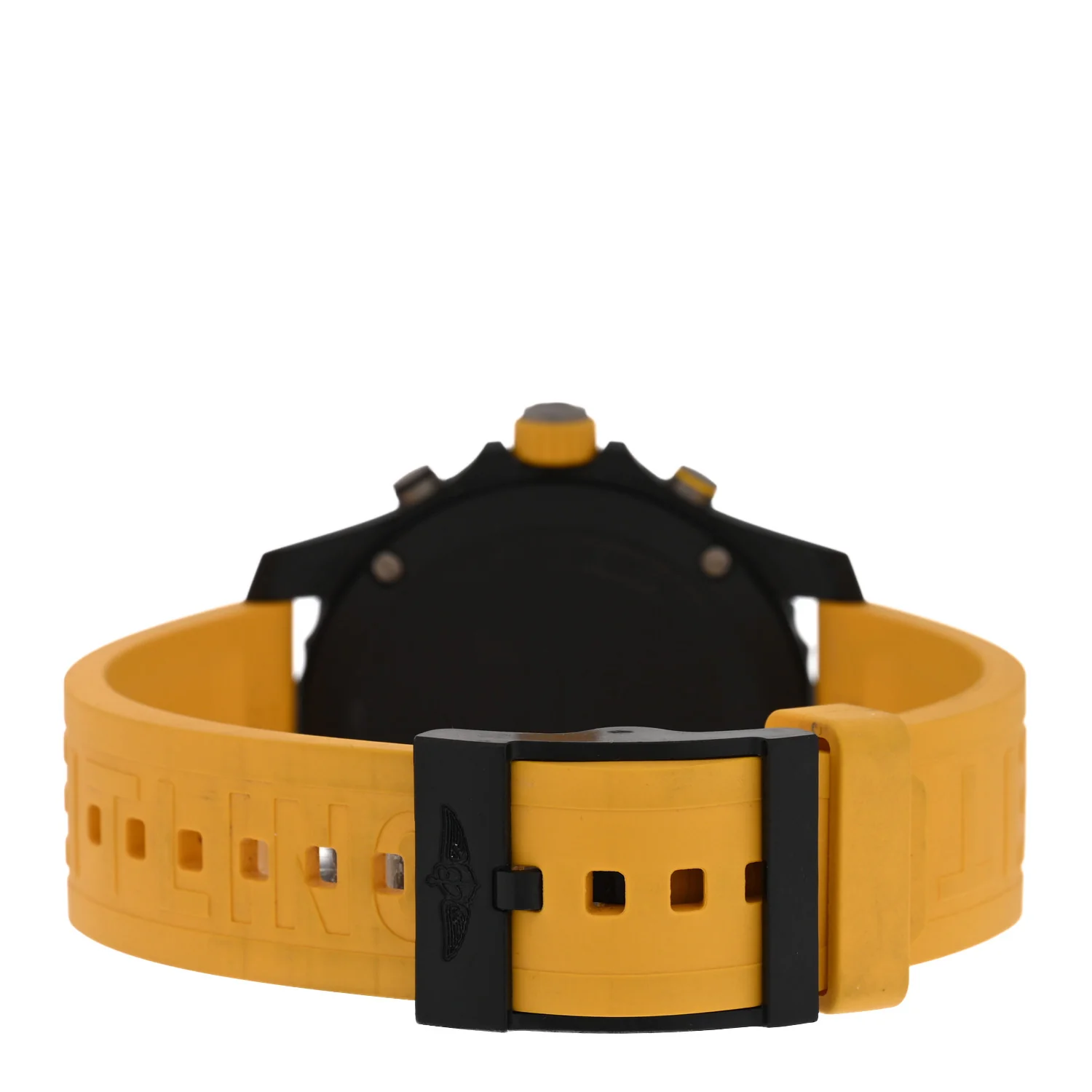 Breitlight Rubber 44mm Endurance Pro Chronograph Quartz Watch Yellow X82310 - Image 3