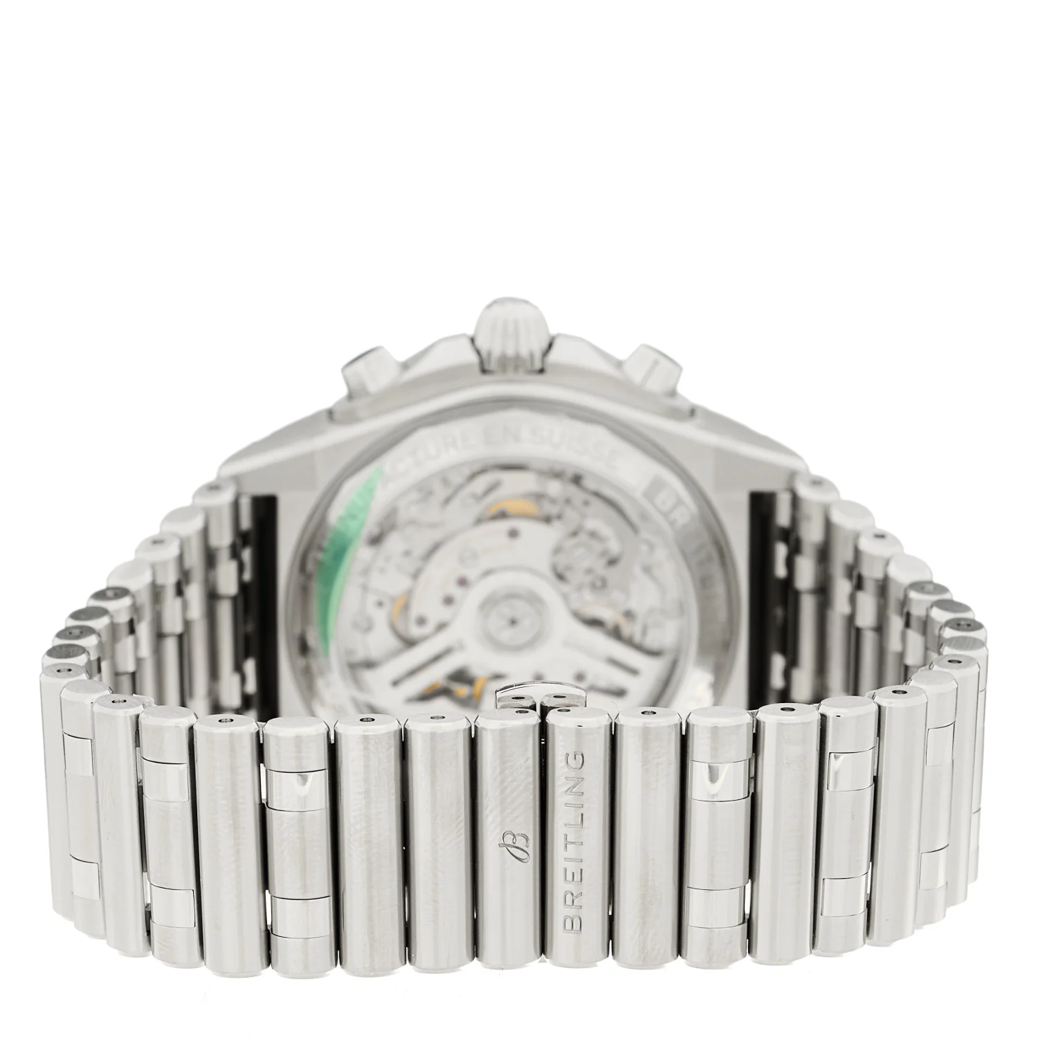 Stainless Steel 42mm Bentley Edition Chronomat Automatic Watch Green AB0134 - Image 3