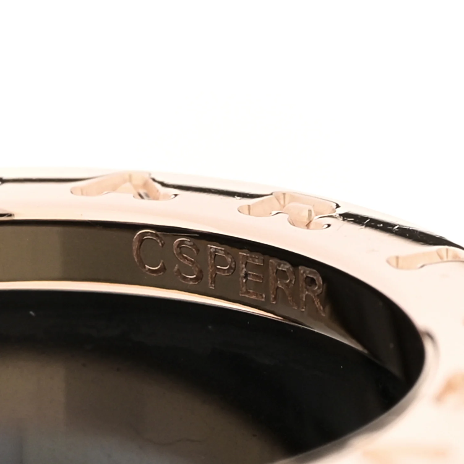 18K Rose Gold Black Ceramic B.Zero1 Four-Band Ring 53 6.25 - Image 5