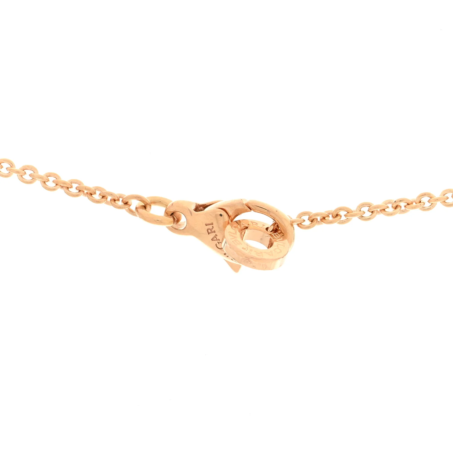18K Rose Gold Diamond B.Zero1 Pendant Necklace - Image 5