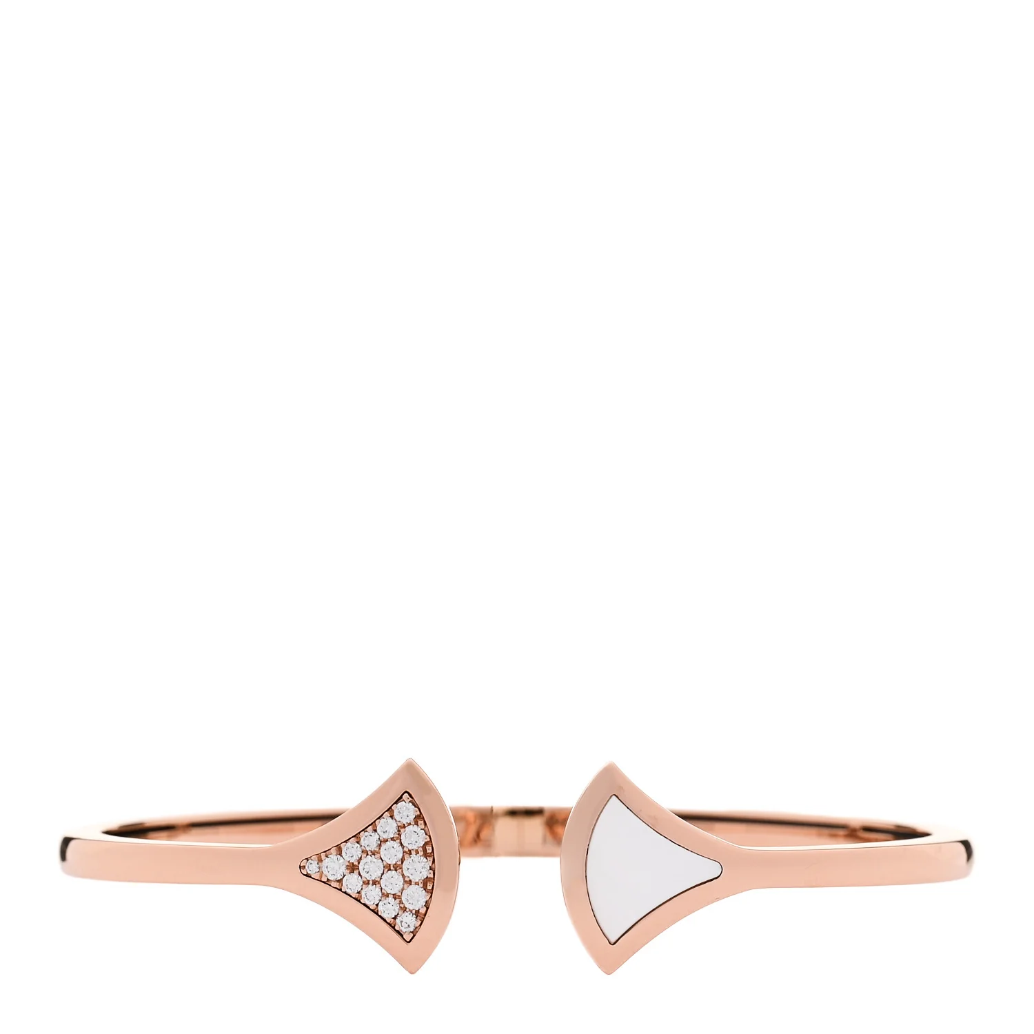 18K Rose Gold Diamond Mother of Pearl Divas Dream Bracelet