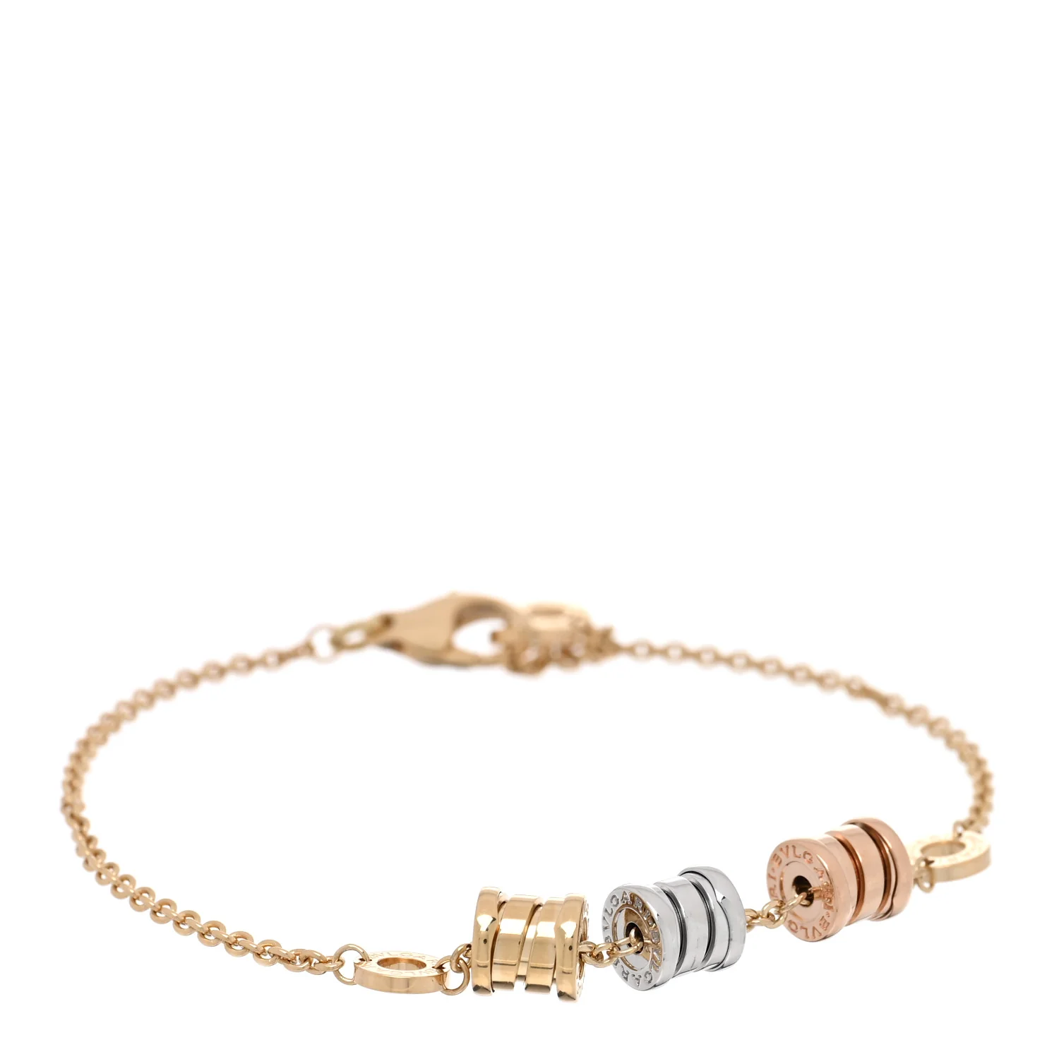 18K Yellow Rose White Gold B.Zero1 Bracelet ML