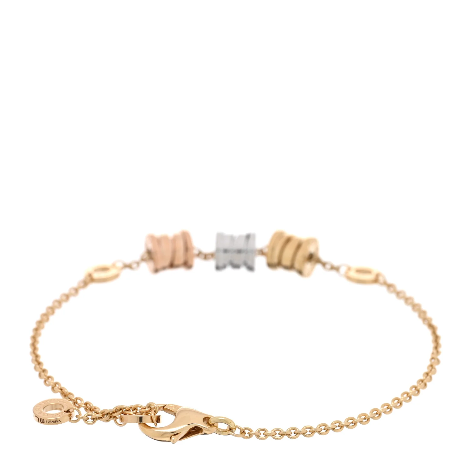 18K Yellow Rose White Gold B.Zero1 Bracelet ML - Image 2