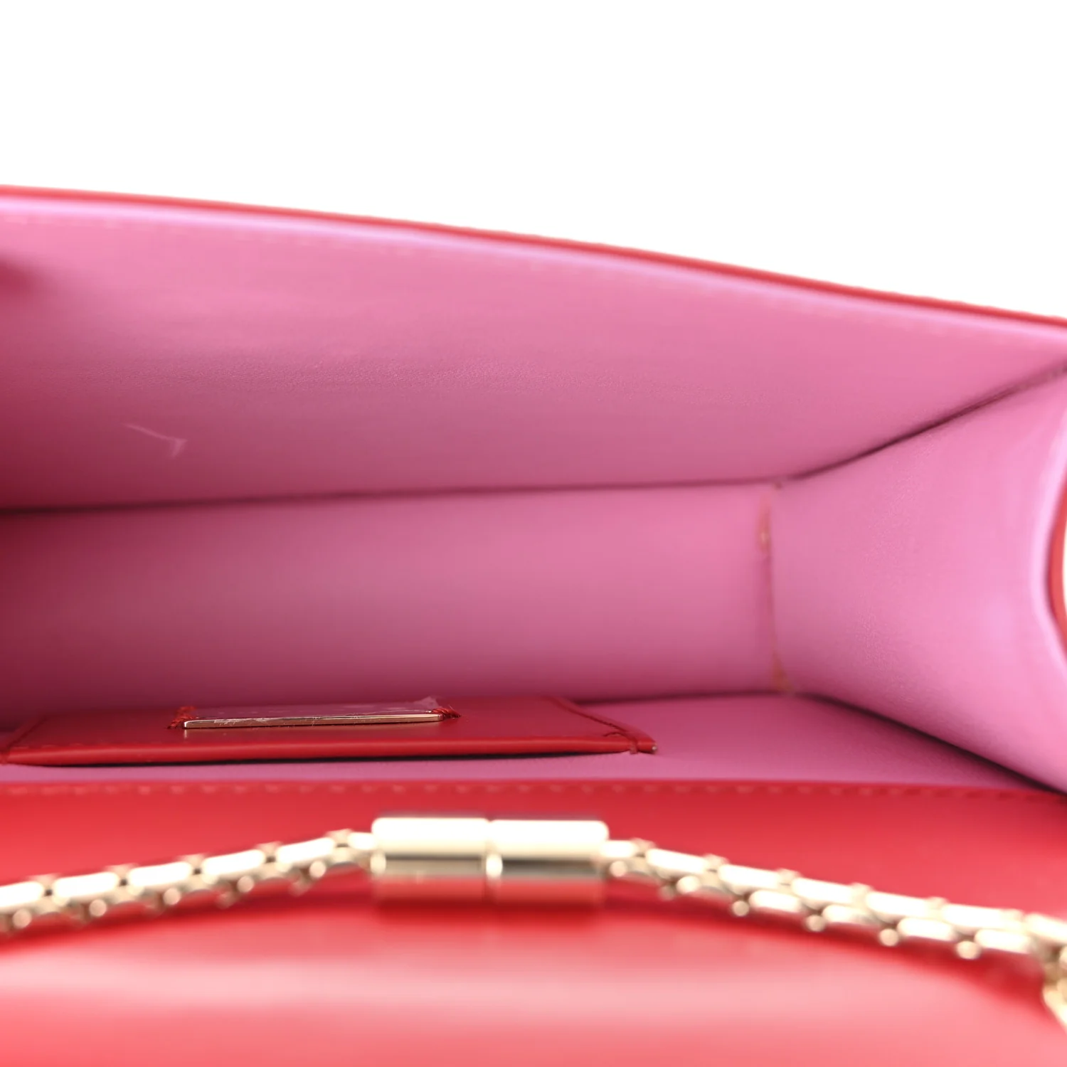 Calfskin Laser Cut Small Serpenti Forever Diamond Blast Sunshine Crossbody Bag Red Pink - Image 5