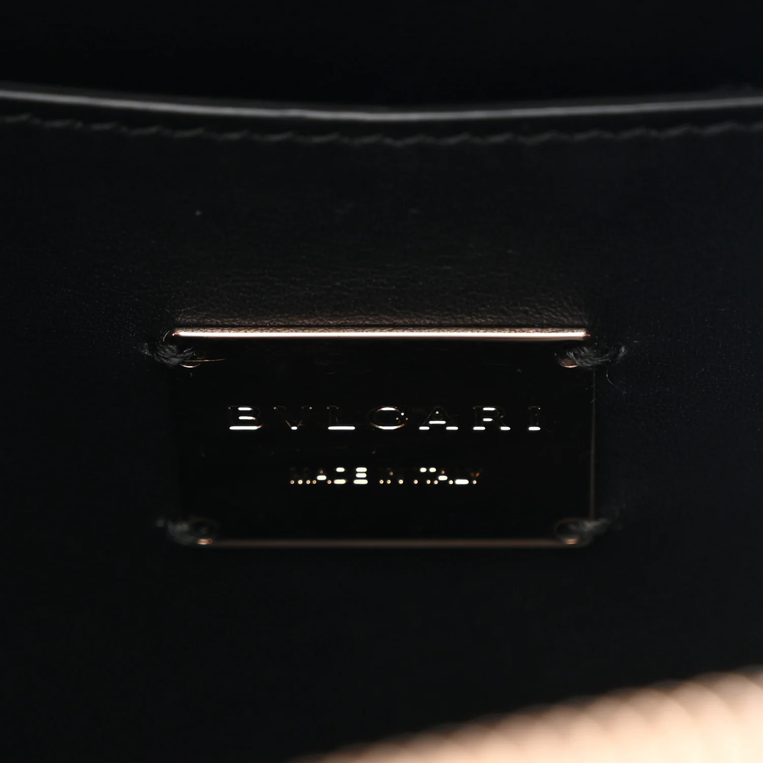 Calfskin Matelasse Serpenti Cabochon Backpack Black - Image 11
