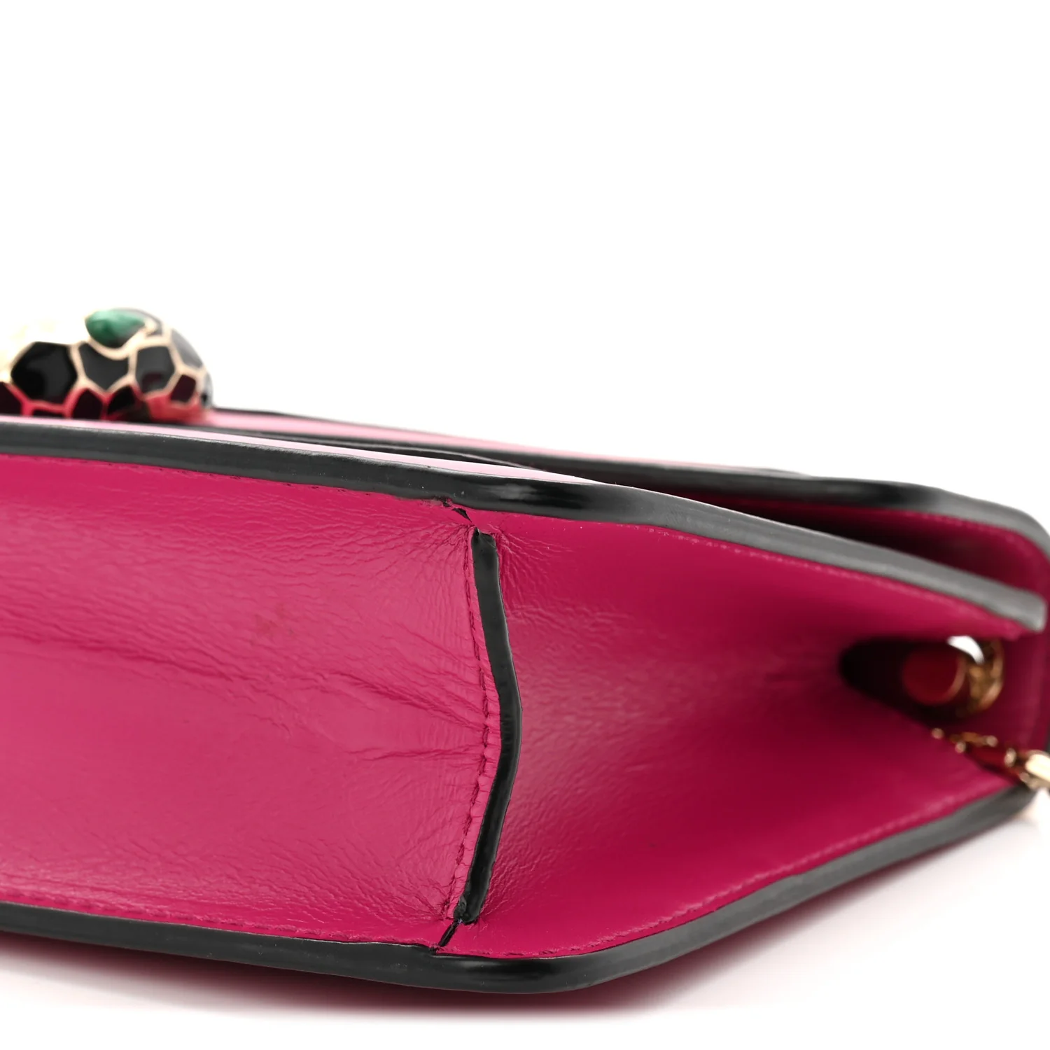 Calfskin Serpenti Forever Crossbody Bag Pink - Image 10