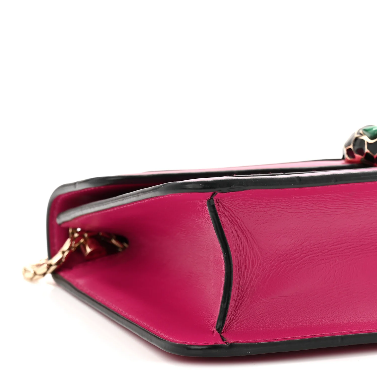 Calfskin Serpenti Forever Crossbody Bag Pink - Image 9