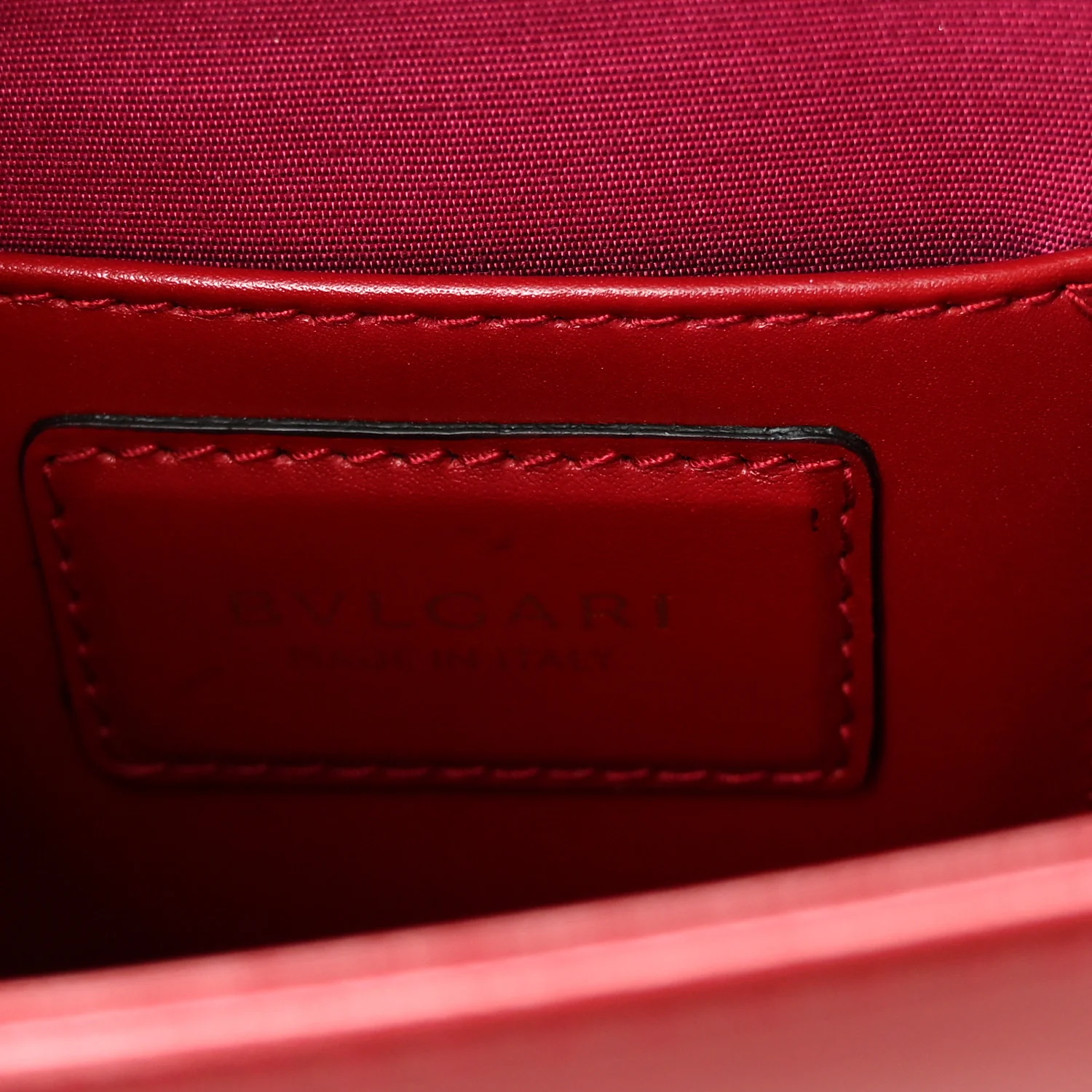 Calfskin Serpenti Forever Crossbody Bag Red - Image 7