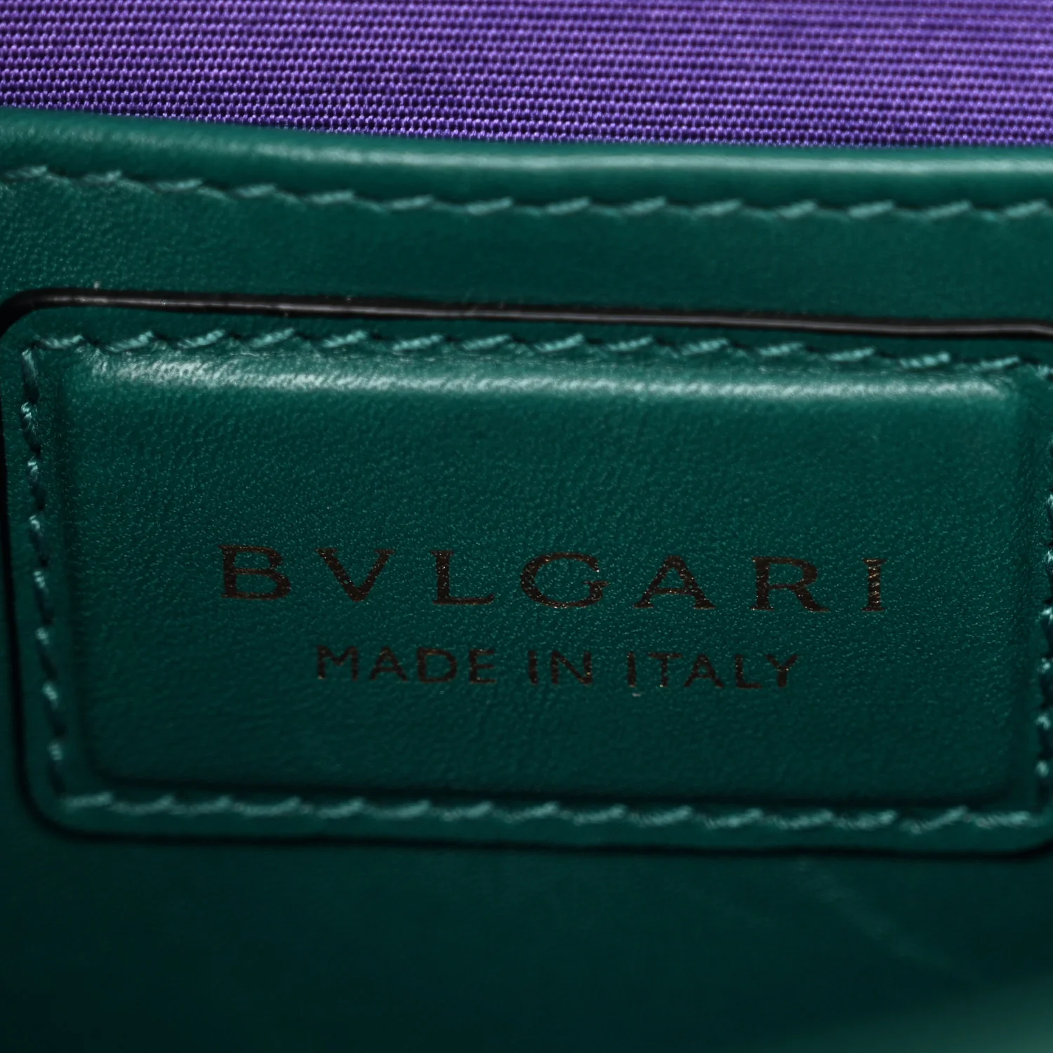 Calfskin Serpenti Forever Flap Clutch Emerald Green - Image 7