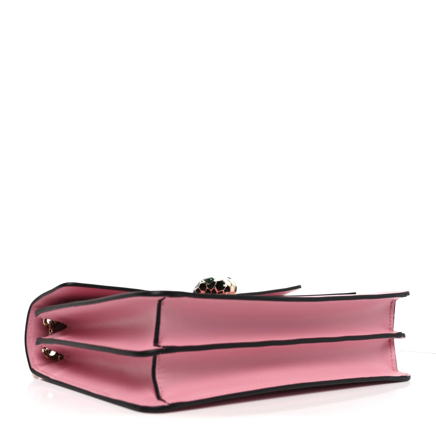 Calfskin Serpenti Forever Shoulder Bag Flamingo Topaz - Image 5