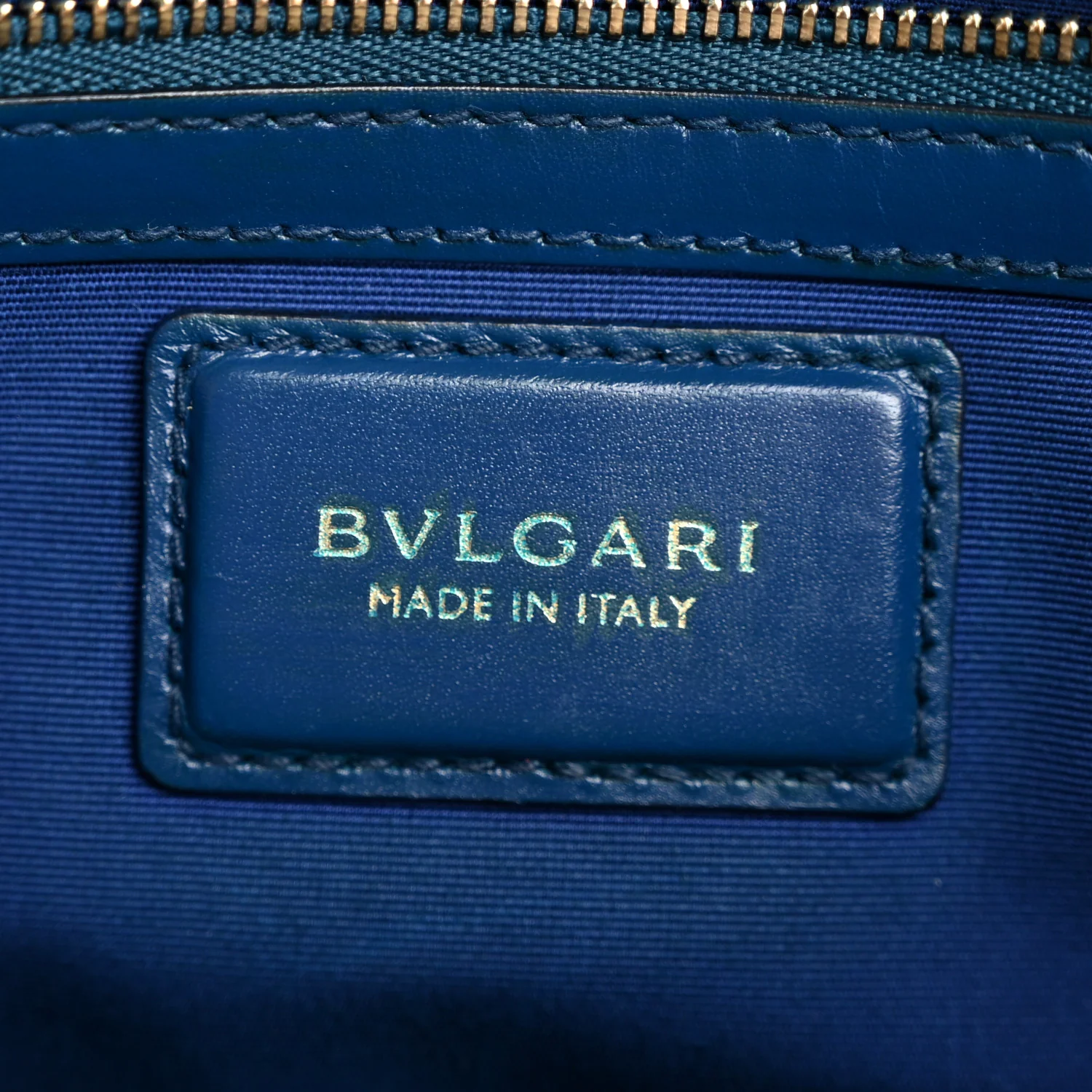 Calfskin Serpenti Forever Shoulder Bag Navy - Image 7