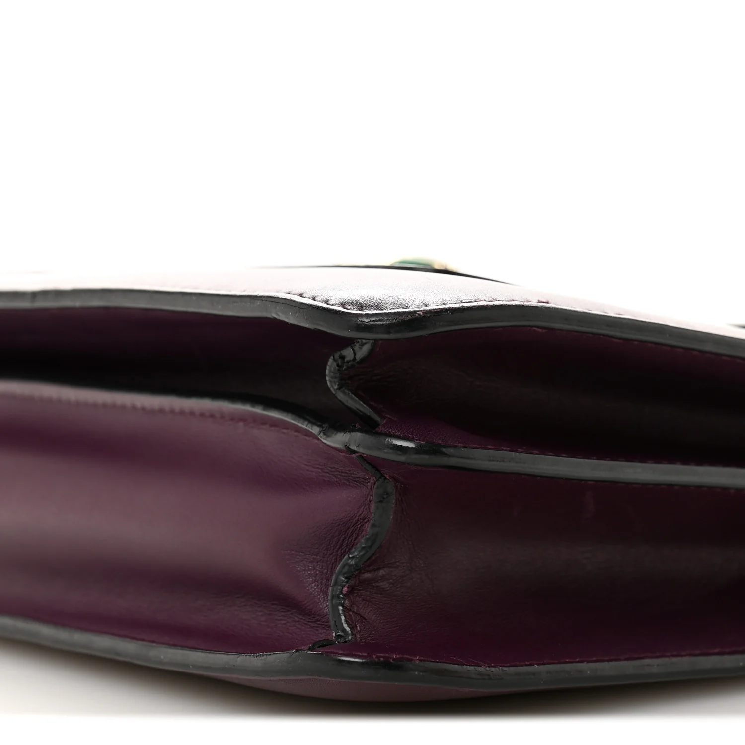 Calfskin Serpenti Forever Shoulder Bag Plum - Image 10